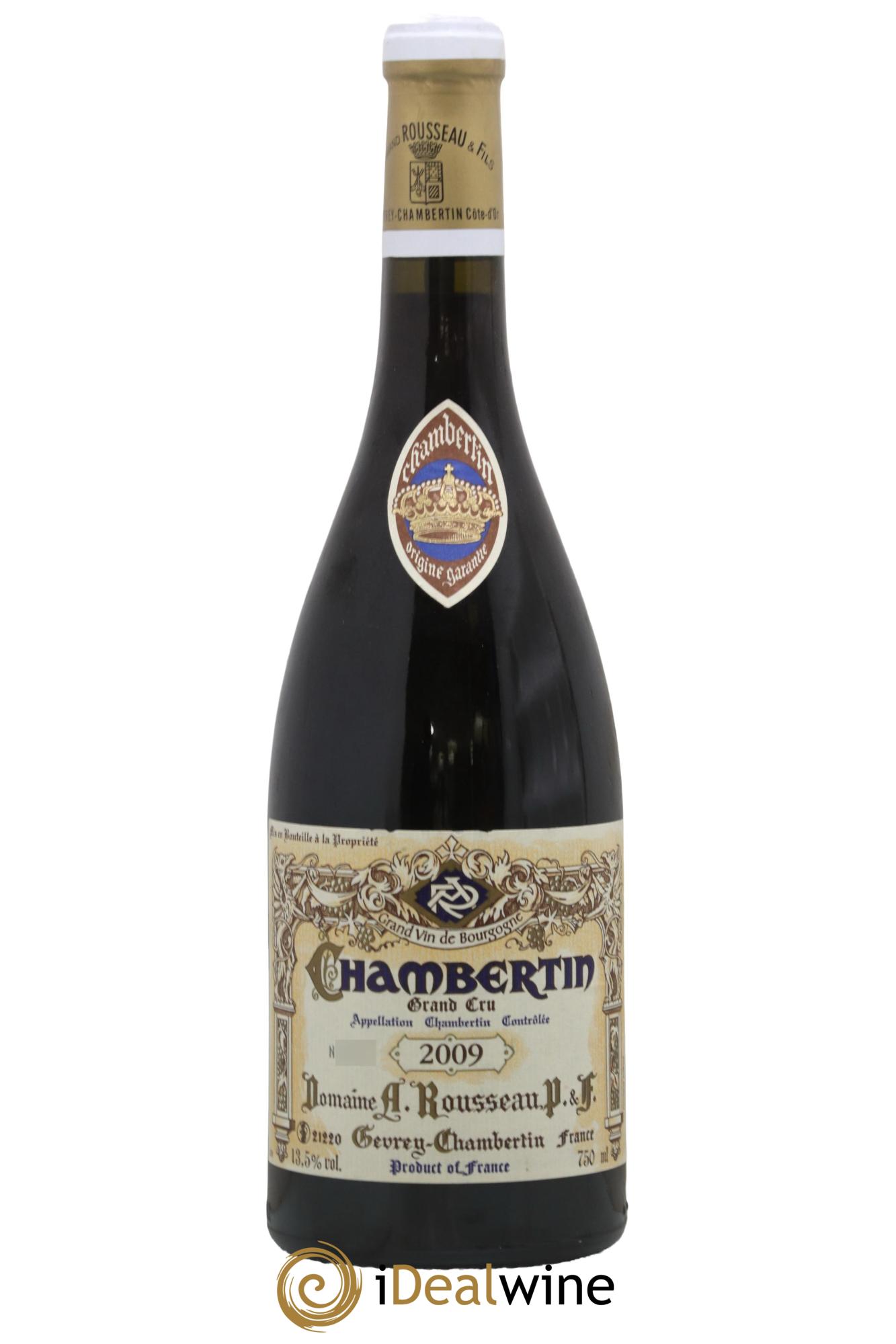 Chambertin Grand Cru Armand Rousseau (Domaine) 2009 - Lot de 1 bouteille - 0