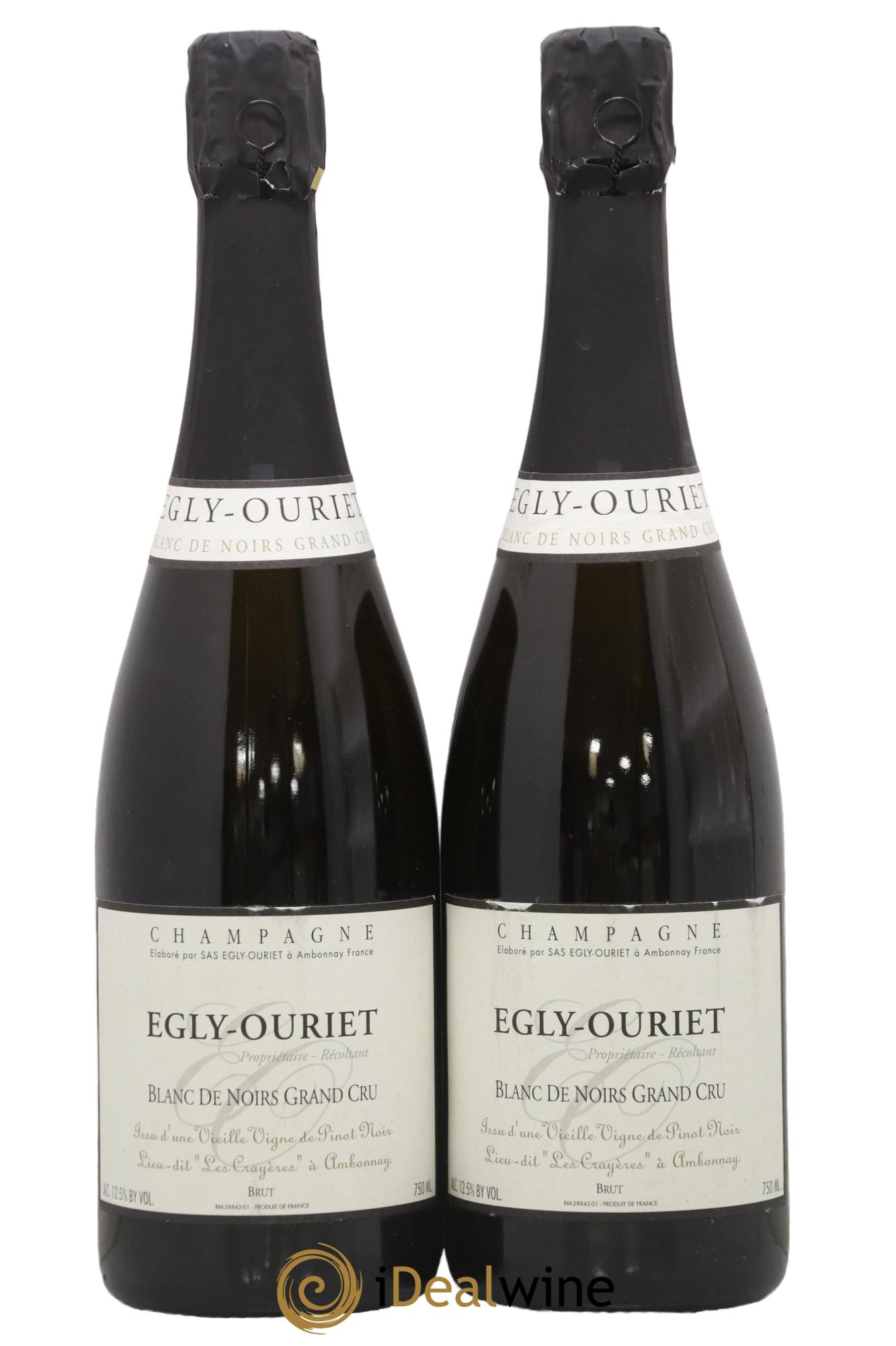 Blanc de Noirs Les Crayères Vieilles vignes Egly-Ouriet - Lot de 2 bouteilles - 0
