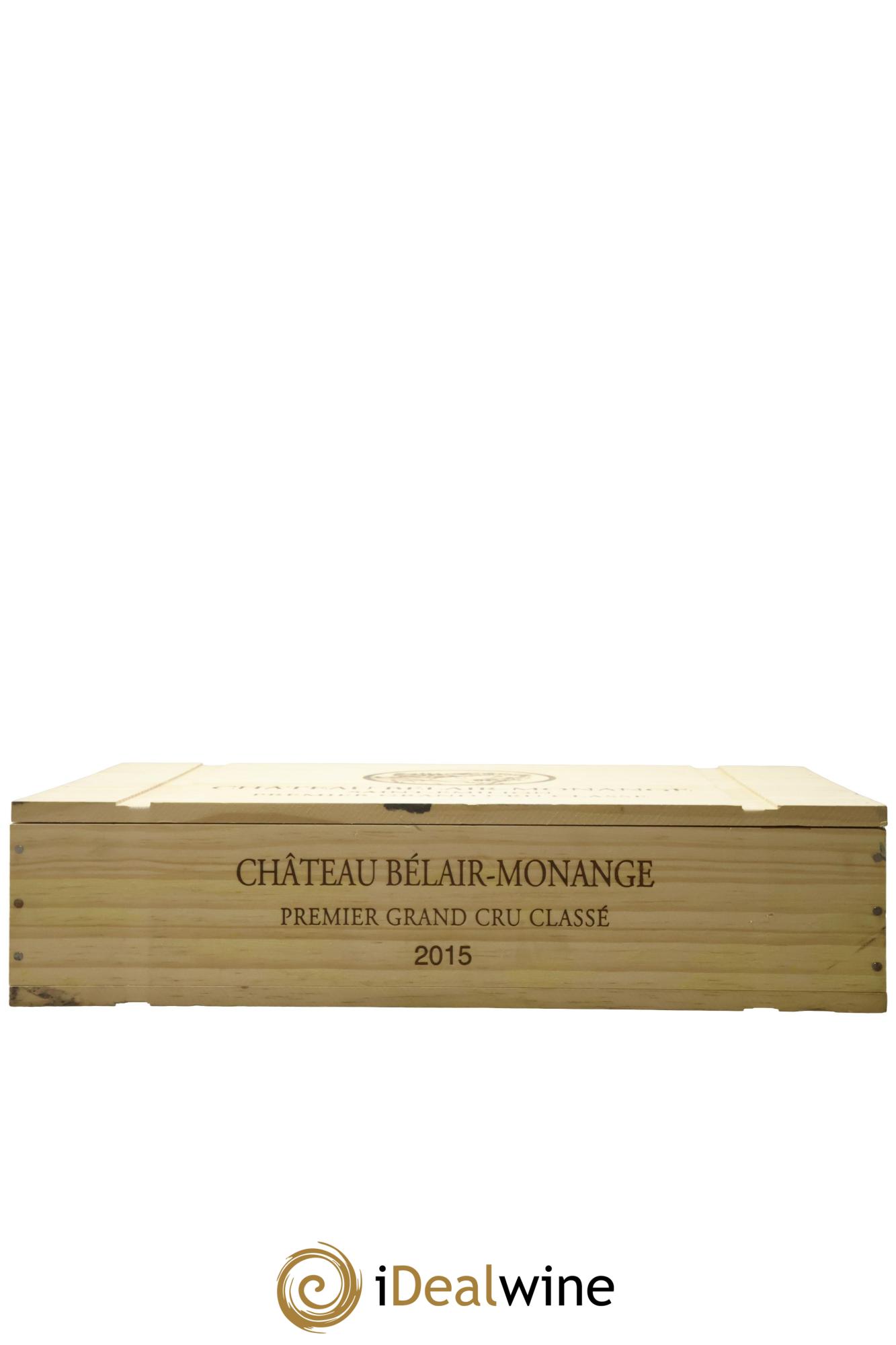 Château Belair (Belair-Monange) 1er Grand Cru Classé B 2015 - Lot de 6 bouteilles - 3