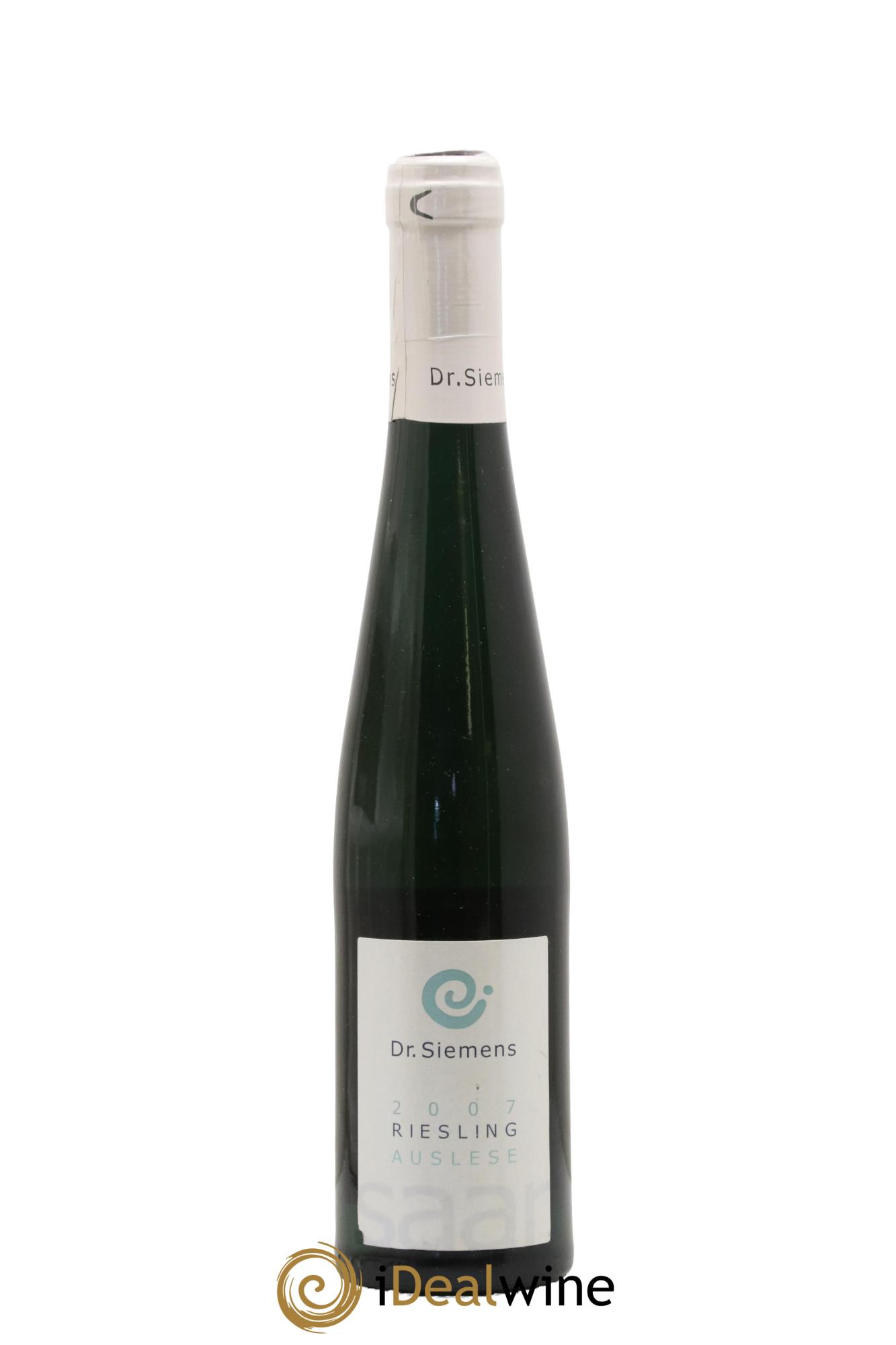 Allemagne Mosel-Saar Riesling Auslese Wurtzberg Dr Siemens 2007 - Posten von 1 Demi-Flasche - 0