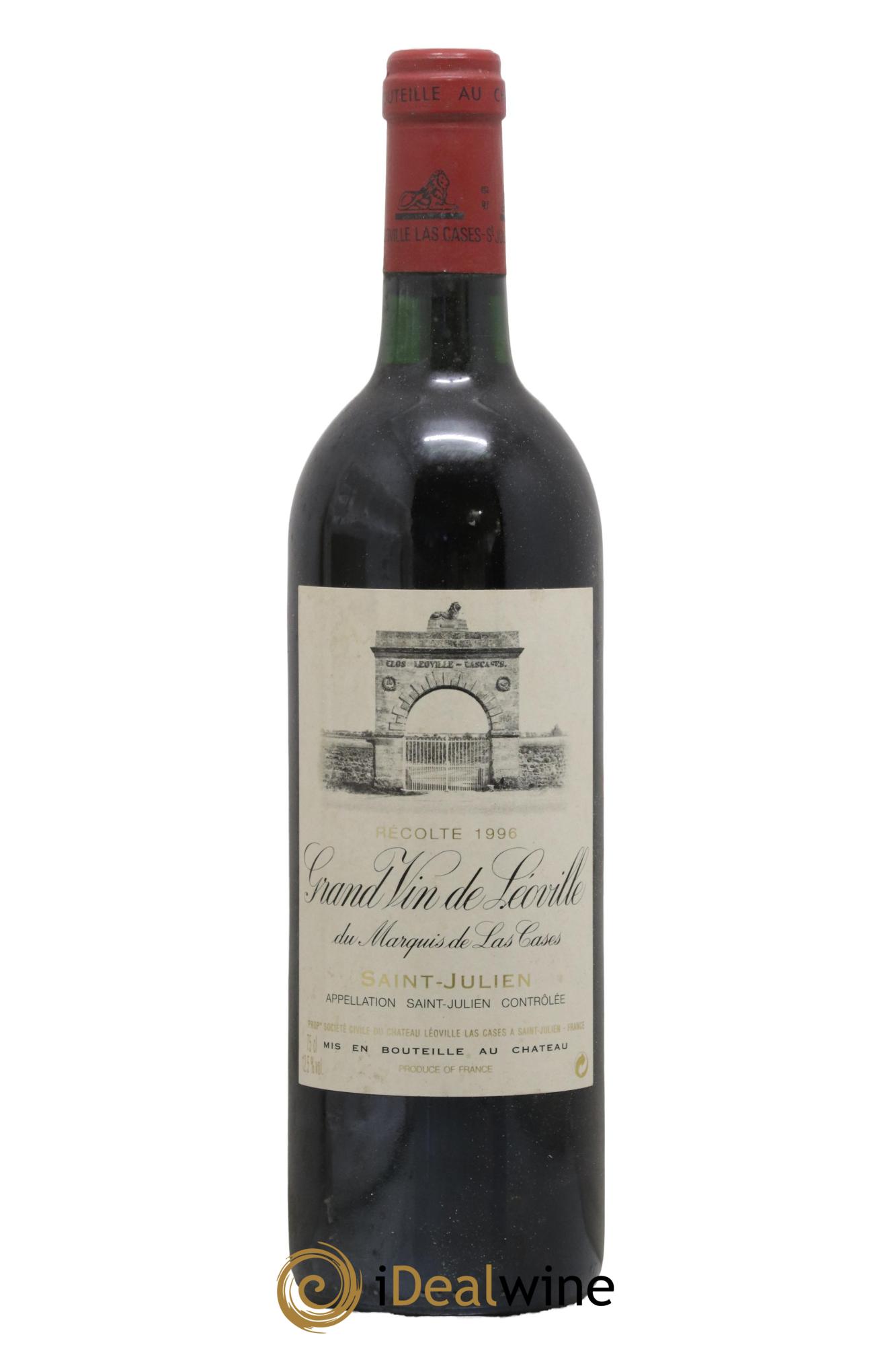 Château Léoville Las Cases 2ème Grand Cru Classé 1996 - Lot de 1 bouteille - 0