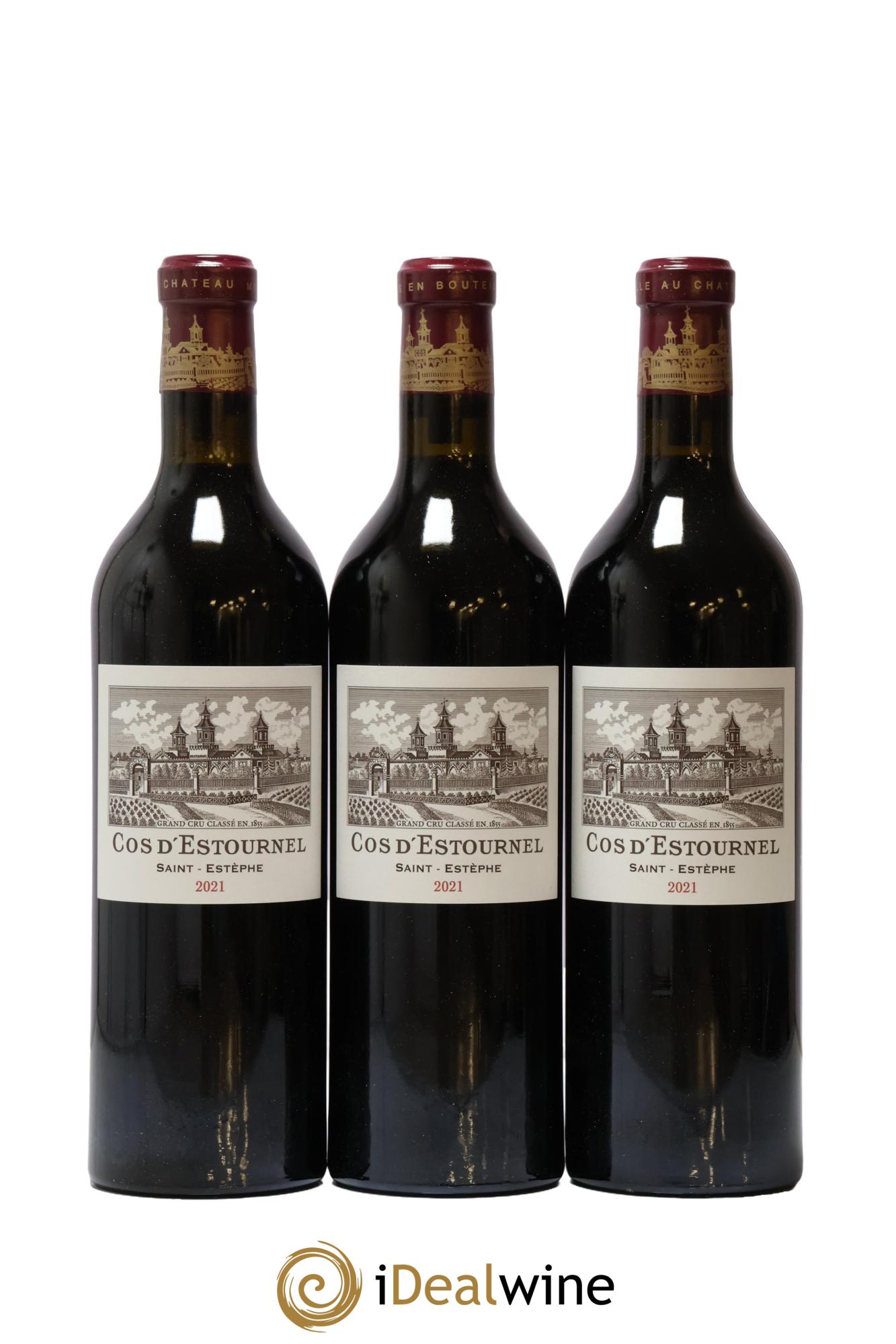 Cos d'Estournel 2ème Grand Cru Classé 2021 - Lot of 3 bottles - 0