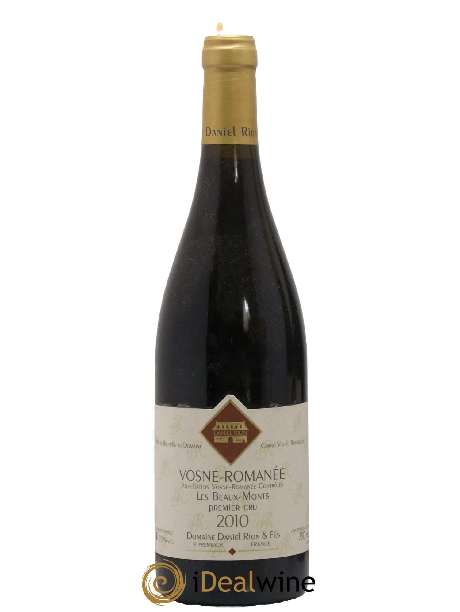Vosne-Romanée 1er Cru Les Beaux Monts Daniel Rion 2010 - Lot de 1 bouteille - 0