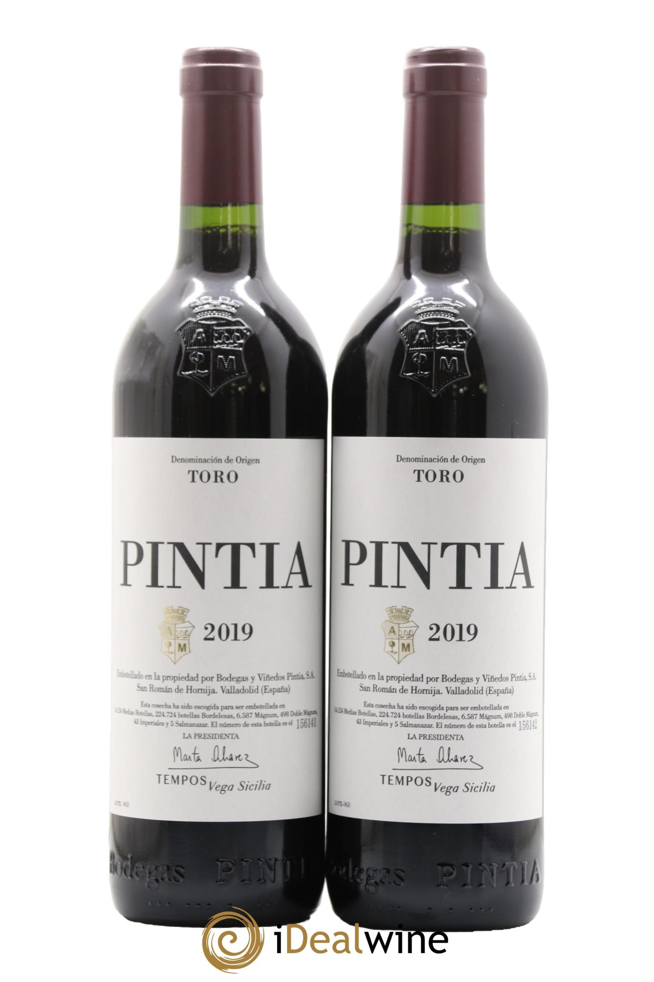 Toro DO Vega Sicilia Pintia Famille Alvarez 2019 - Lot de 2 bouteilles - 0