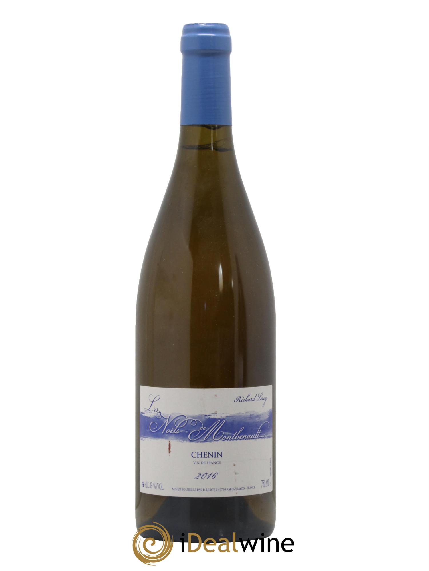 Vin de France Les Noëls de Montbenault Richard Leroy 2016 - Lot de 1 bouteille - 0