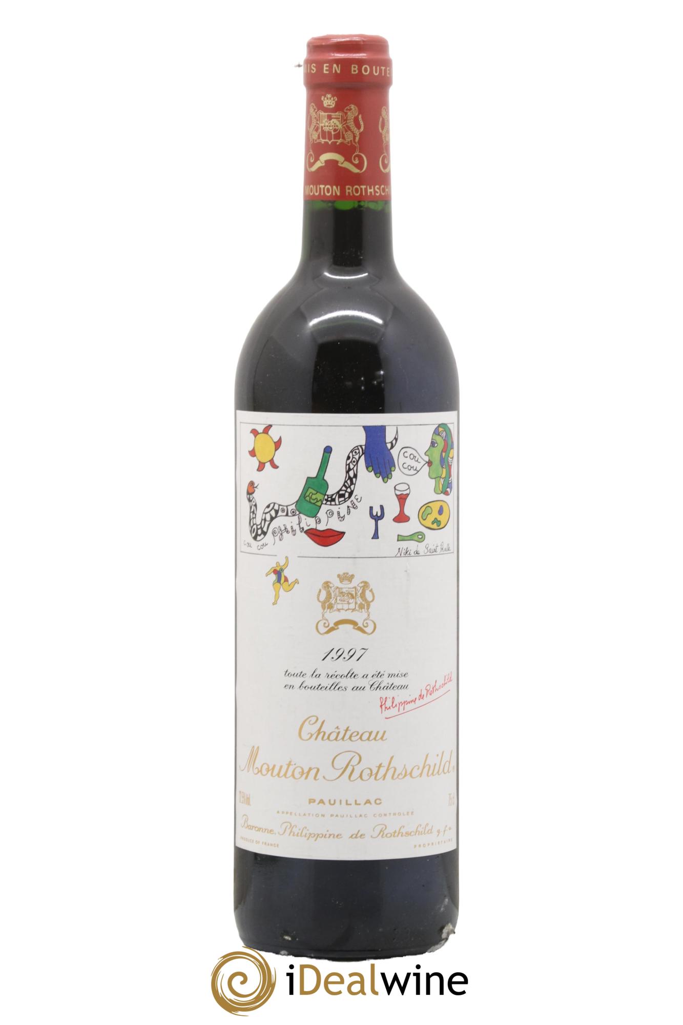 Château Mouton Rothschild 1er Grand Cru Classé 1997 - Lot de 1 bouteille - 0