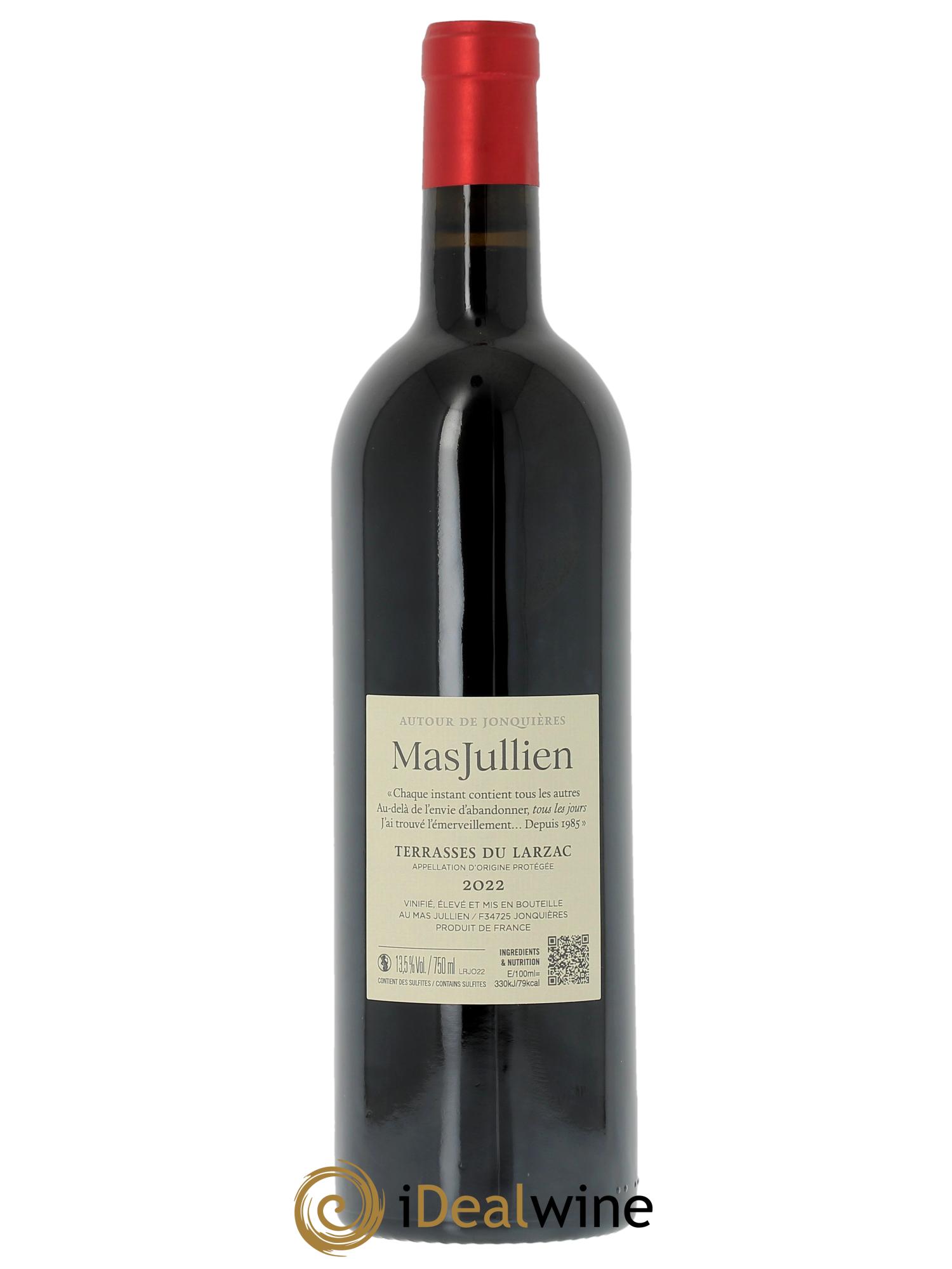 Coteaux du Languedoc - Terrasses du Larzac Mas Jullien  Autour de Jonquières Olivier Jullien  2022 - Lot de 1 bouteille - 1