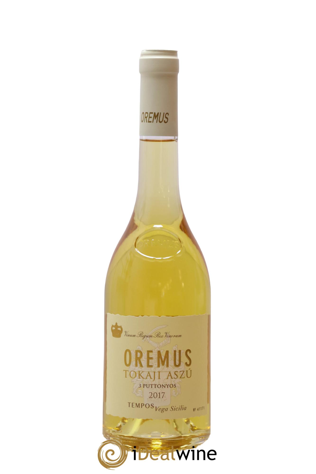 Tokaj Aszu 3 Puttonyos Oremus by Vega Sicilia 2017 - Lot de 1 format 50cl - 0