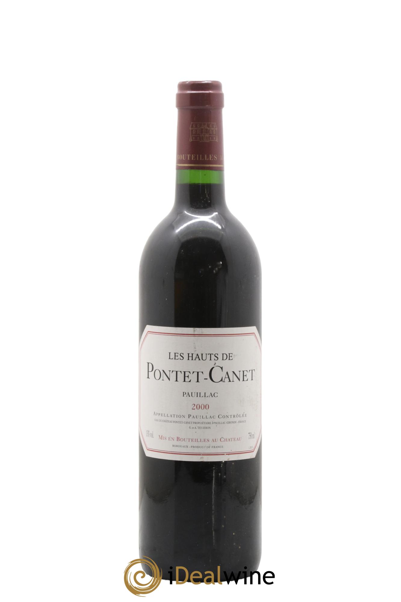 Les Hauts de Pontet-Canet Second Vin 2000 - Lot de 1 bouteille - 0