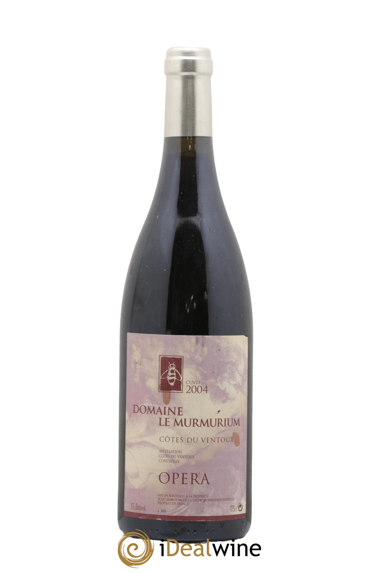 Ventoux Opéra Domaine le Murmurium 2004 - Lot de 1 bouteille - 0