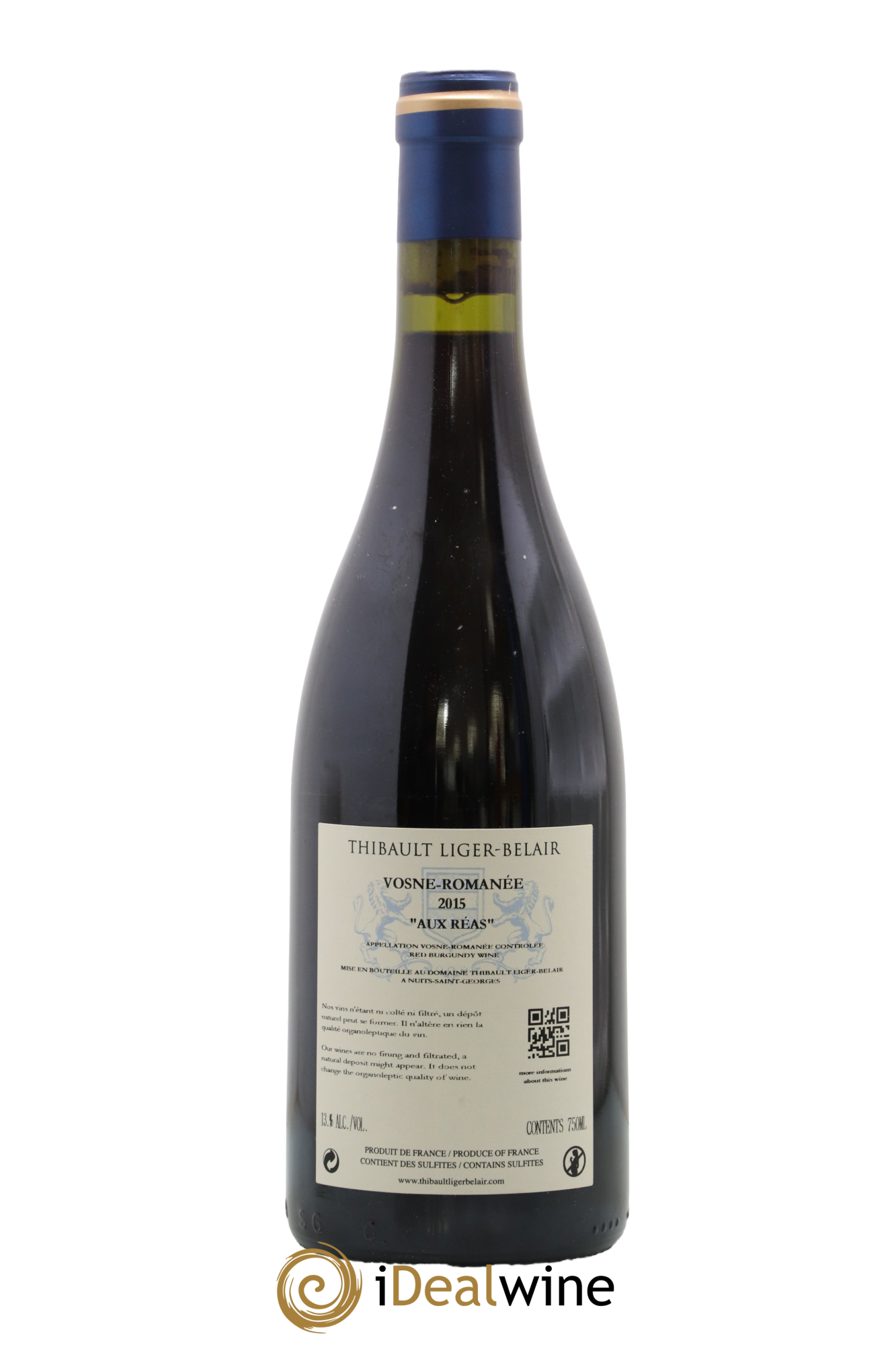 Vosne-Romanée Aux Réas Thibault Liger-Belair 2015 - Lot de 1 bouteille - 1