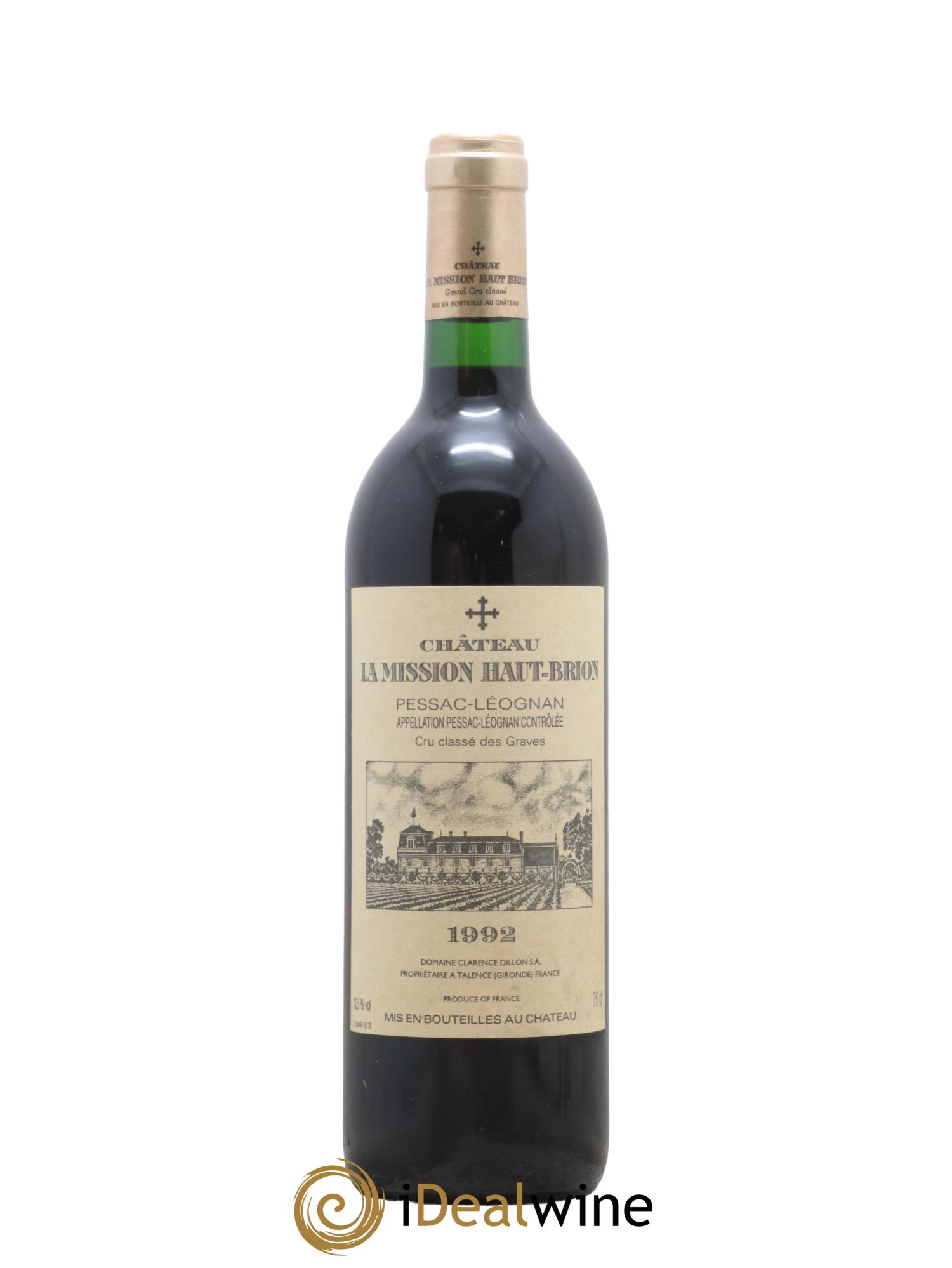 Château la Mission Haut-Brion Cru Classé de Graves 1992 - Lot of 1 bottle - 0