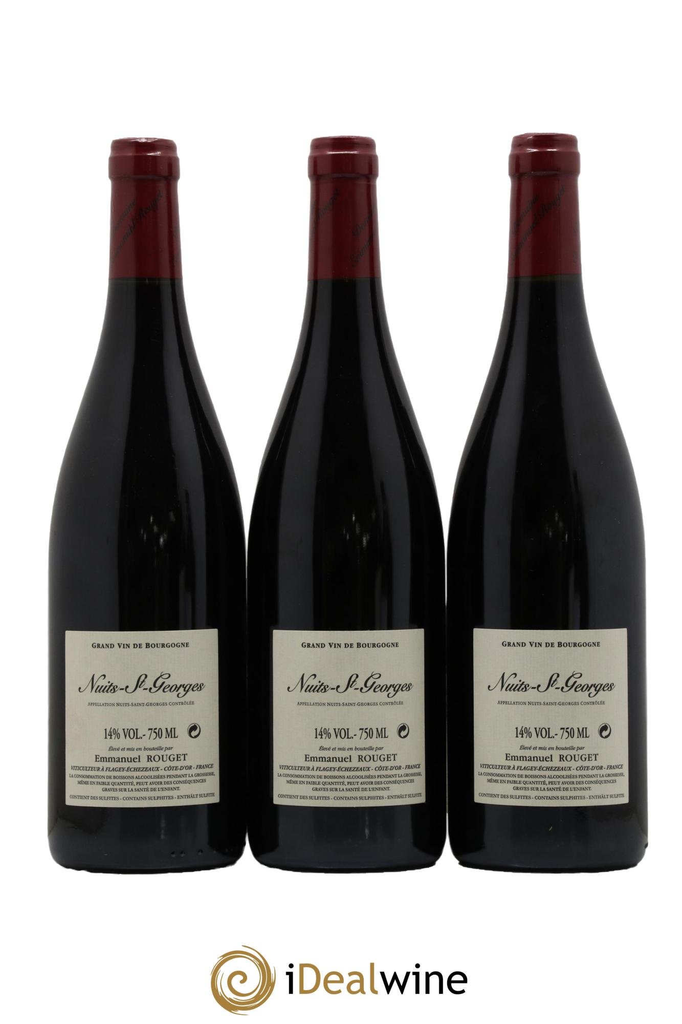 Nuits-Saint-Georges Emmanuel Rouget 2015 - Posten von 3 Flaschen - 1
