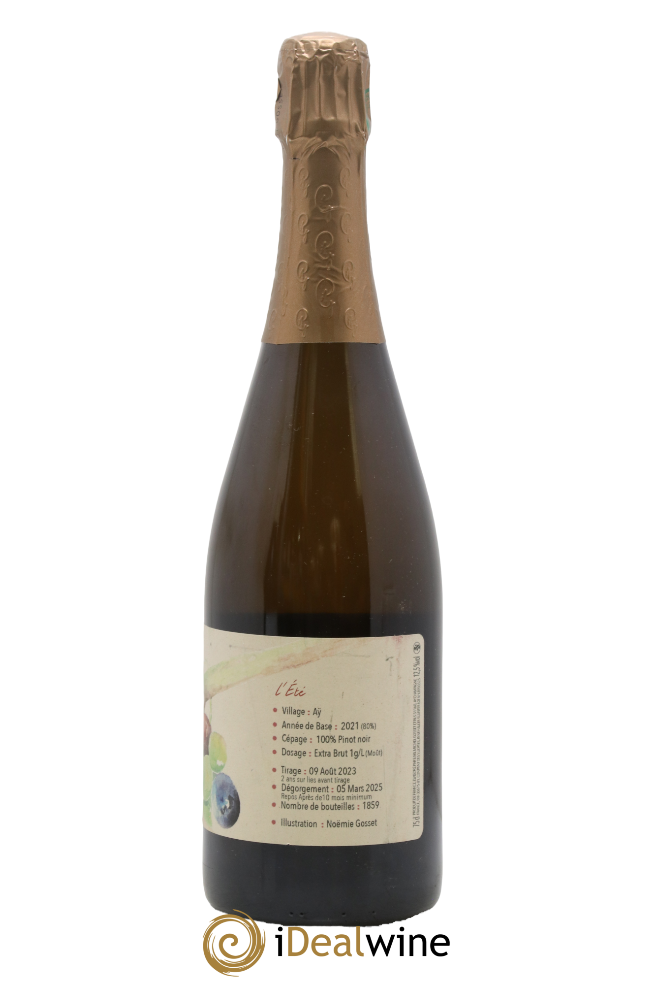 Au Fil du Temps l'Ete Paul Gosset - Lot de 1 bouteille - 1