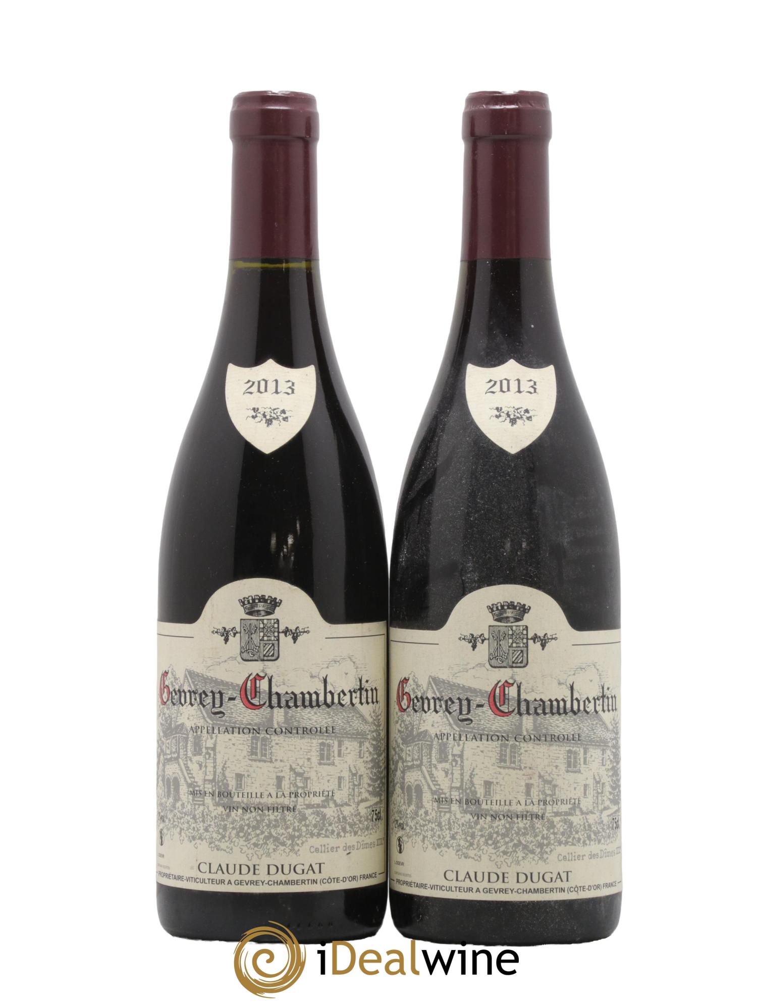 Gevrey-Chambertin Claude Dugat 2013 - Posten von 2 Flaschen - 0