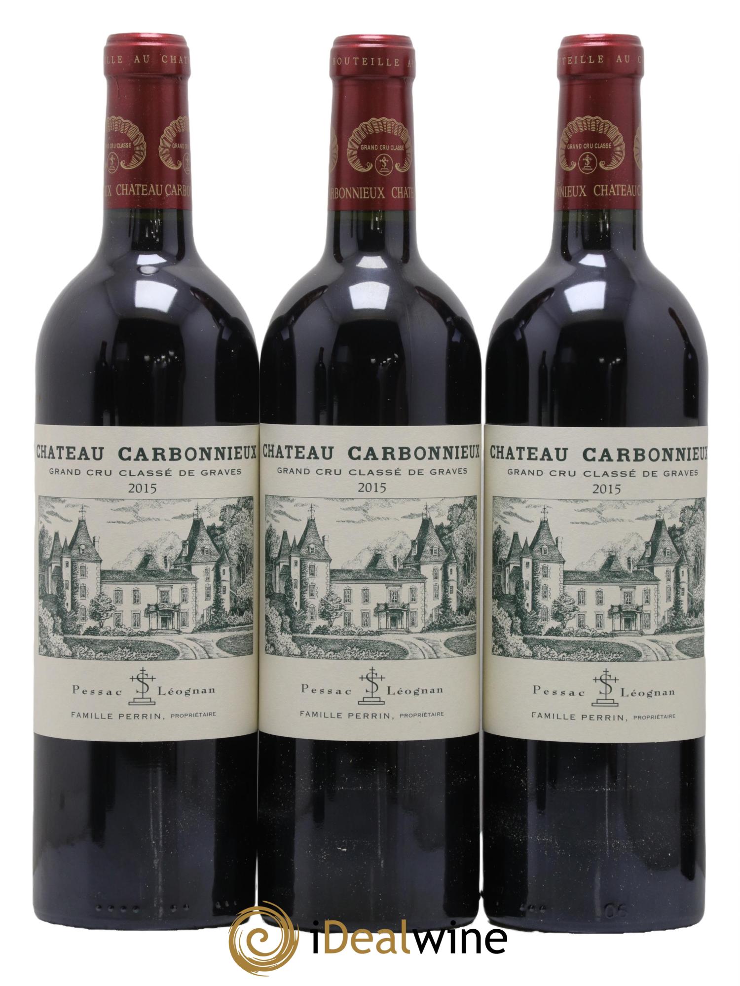 Château Carbonnieux Cru Classé de Graves  2015 - Lot de 6 bouteilles - 1