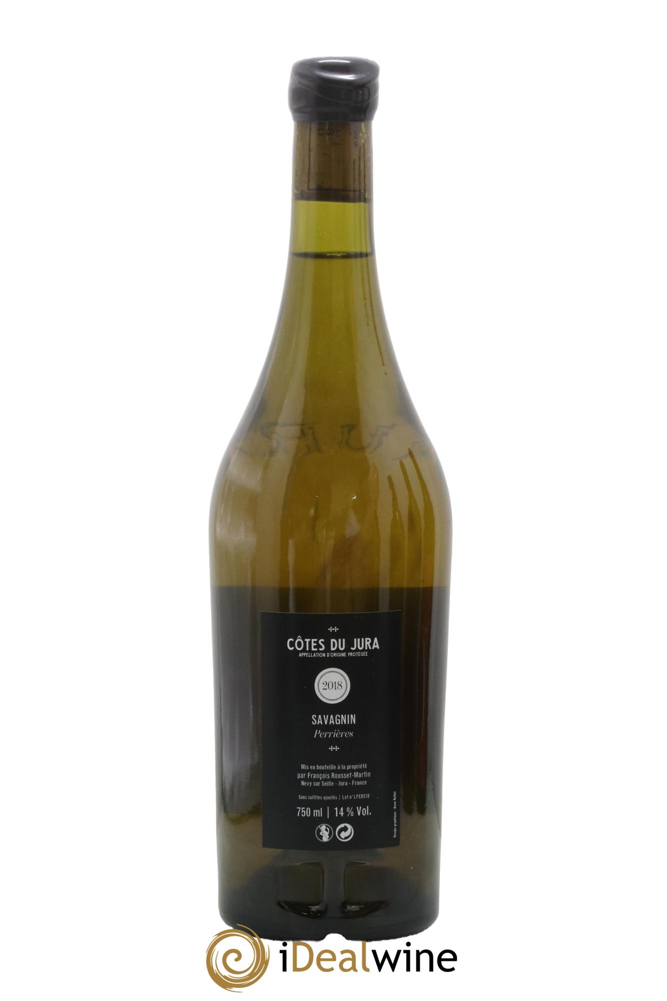 Côtes du Jura Savagnin Perrières François Rousset-Martin 2018 - Lot de 1 bouteille - 1