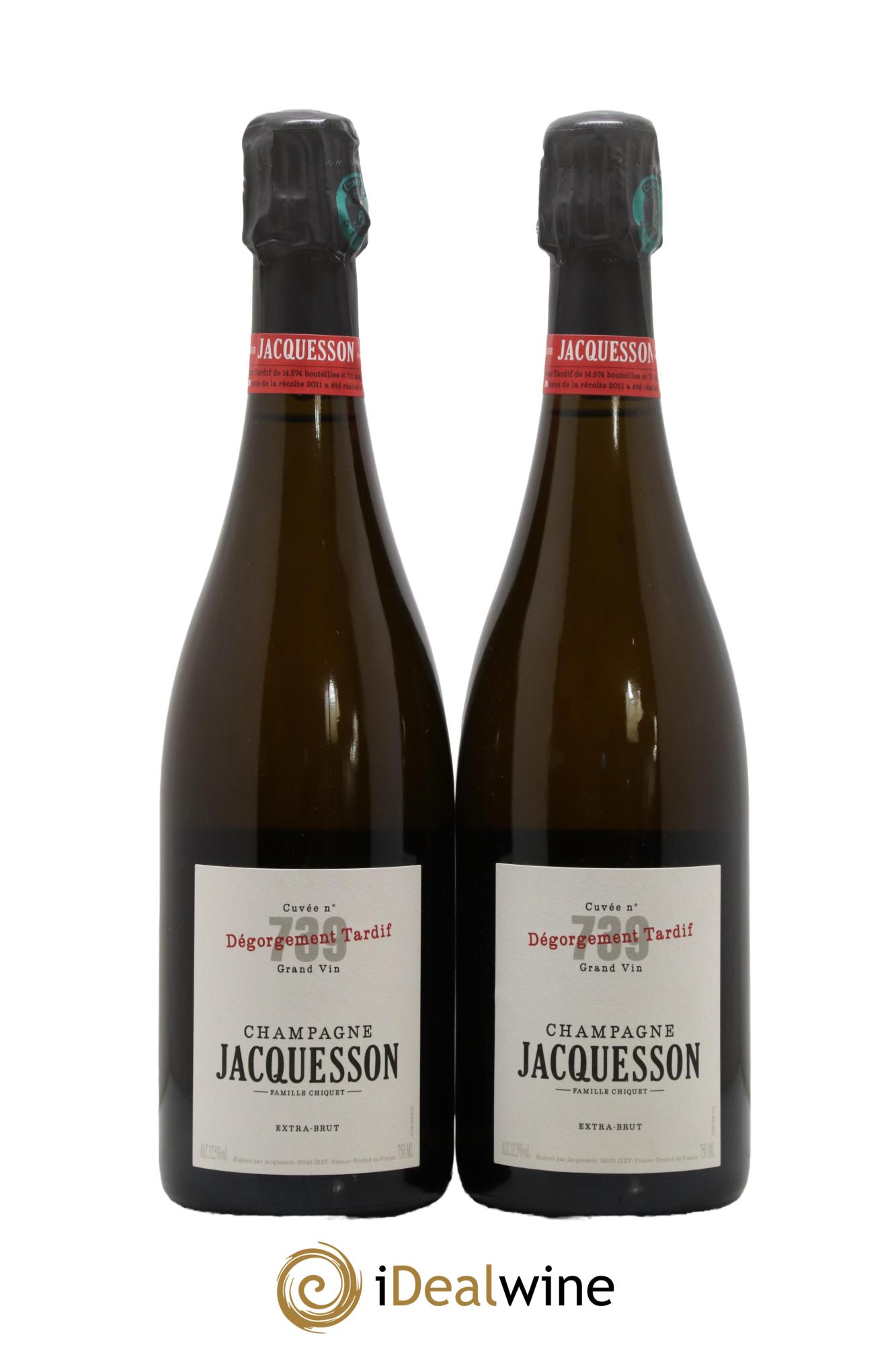 Cuvée 739 Dégorgement Tardif Extra-Brut Jacquesson - Lot of 2 bottles - 0