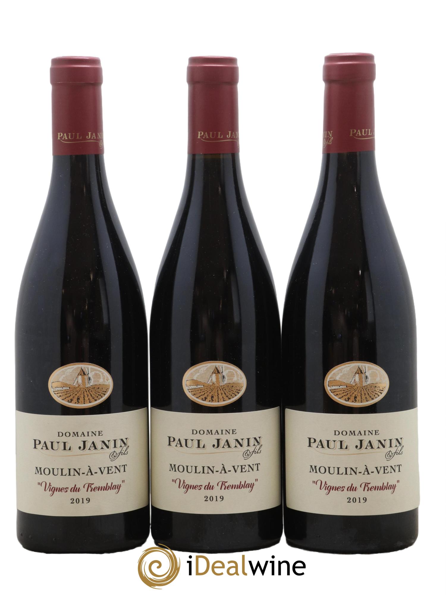 Moulin-à-Vent Vignes du Tremblay Paul Janin (Domaine) 2019 - Lot de 3 bouteilles - 0