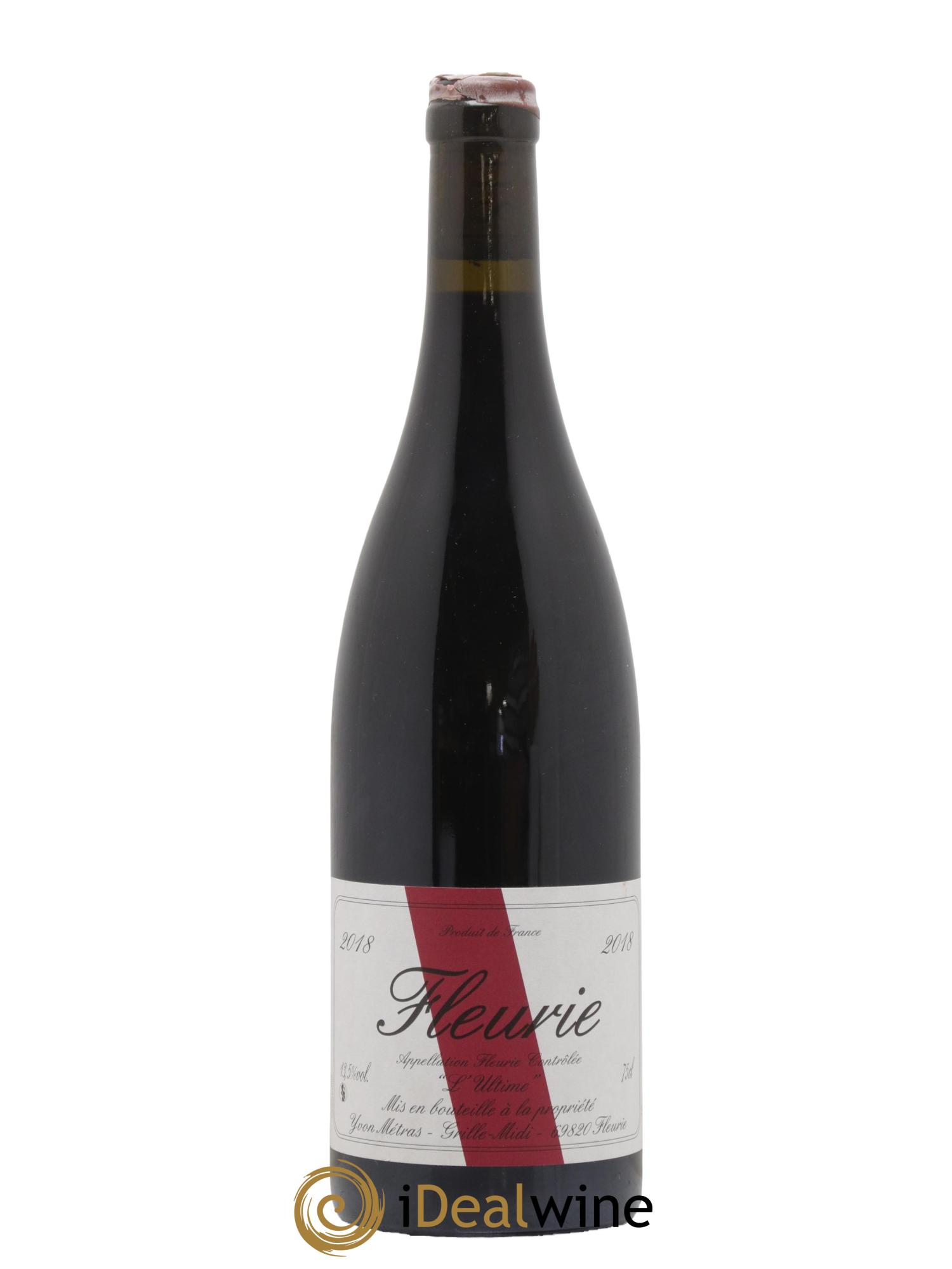 Fleurie l'Ultime Yvon Métras 2018 - Lot de 1 bouteille - 0