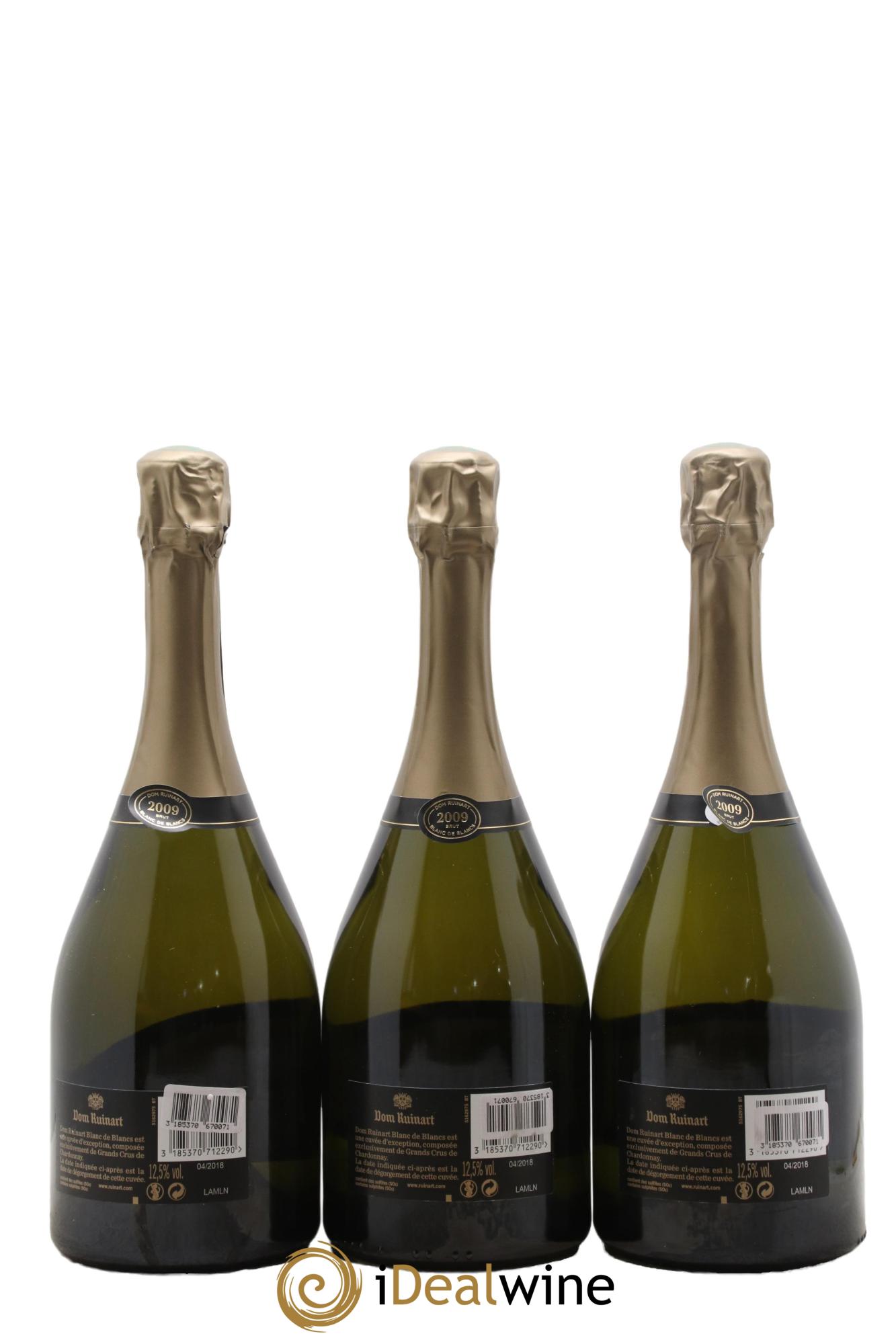 Dom Ruinart Brut Ruinart 2009 - Lot of 3 bottles - 1