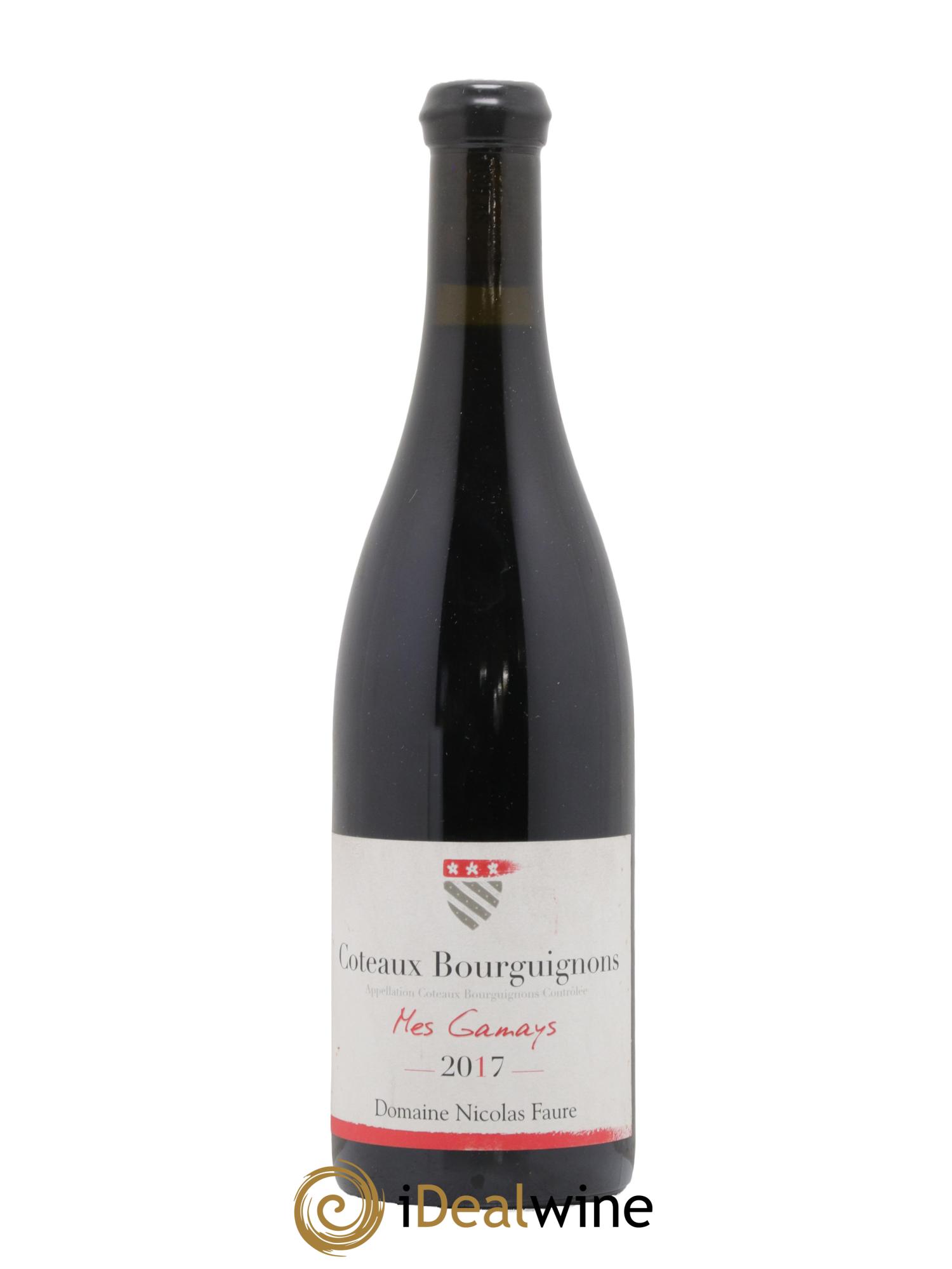 Coteaux Bourguignons Mes Gamays Nicolas Faure 2017 - Lot de 1 bouteille - 0