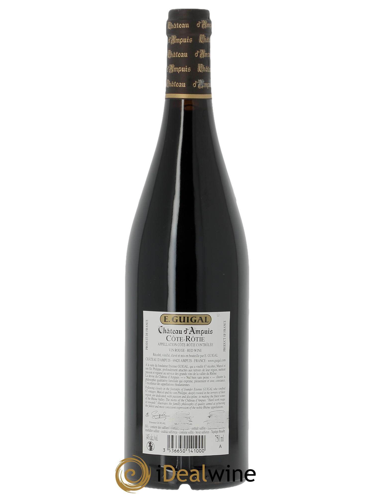 Côte-Rôtie Château d'Ampuis Guigal (CBO à partir de 6 bts) 2020 - Lot de 1 bouteille - 1