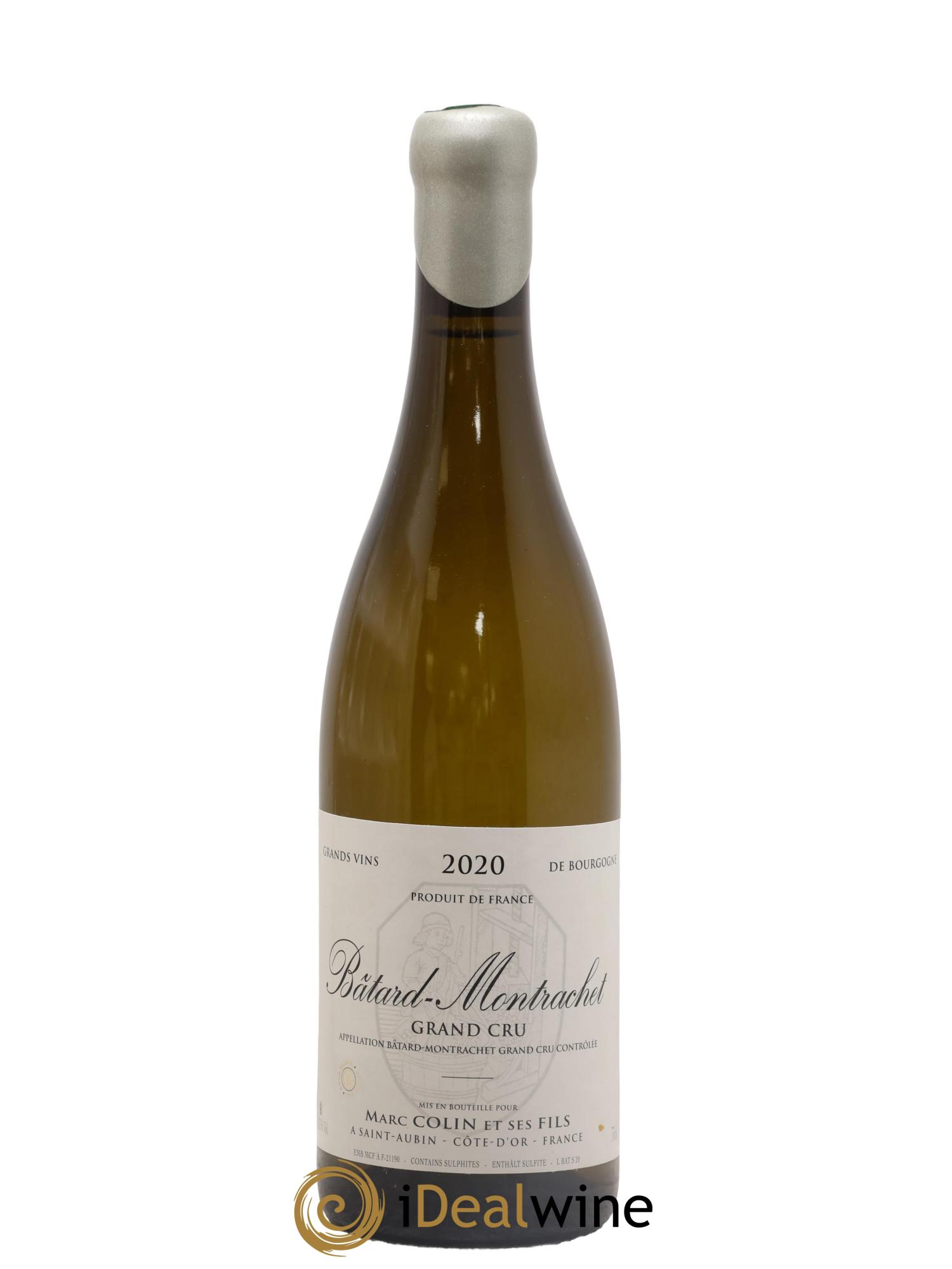 Bâtard-Montrachet Grand Cru Marc Colin & Fils 2020 - Lot de 1 bouteille - 1