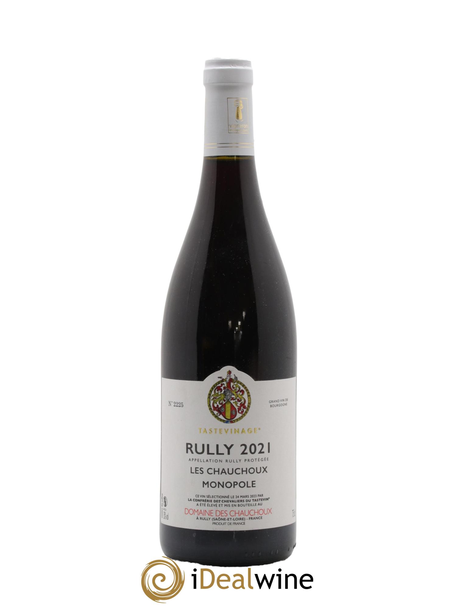 Rully Les Chauchoux Domaine des Chauchoux 2021 - Lot de 1 bouteille - 0