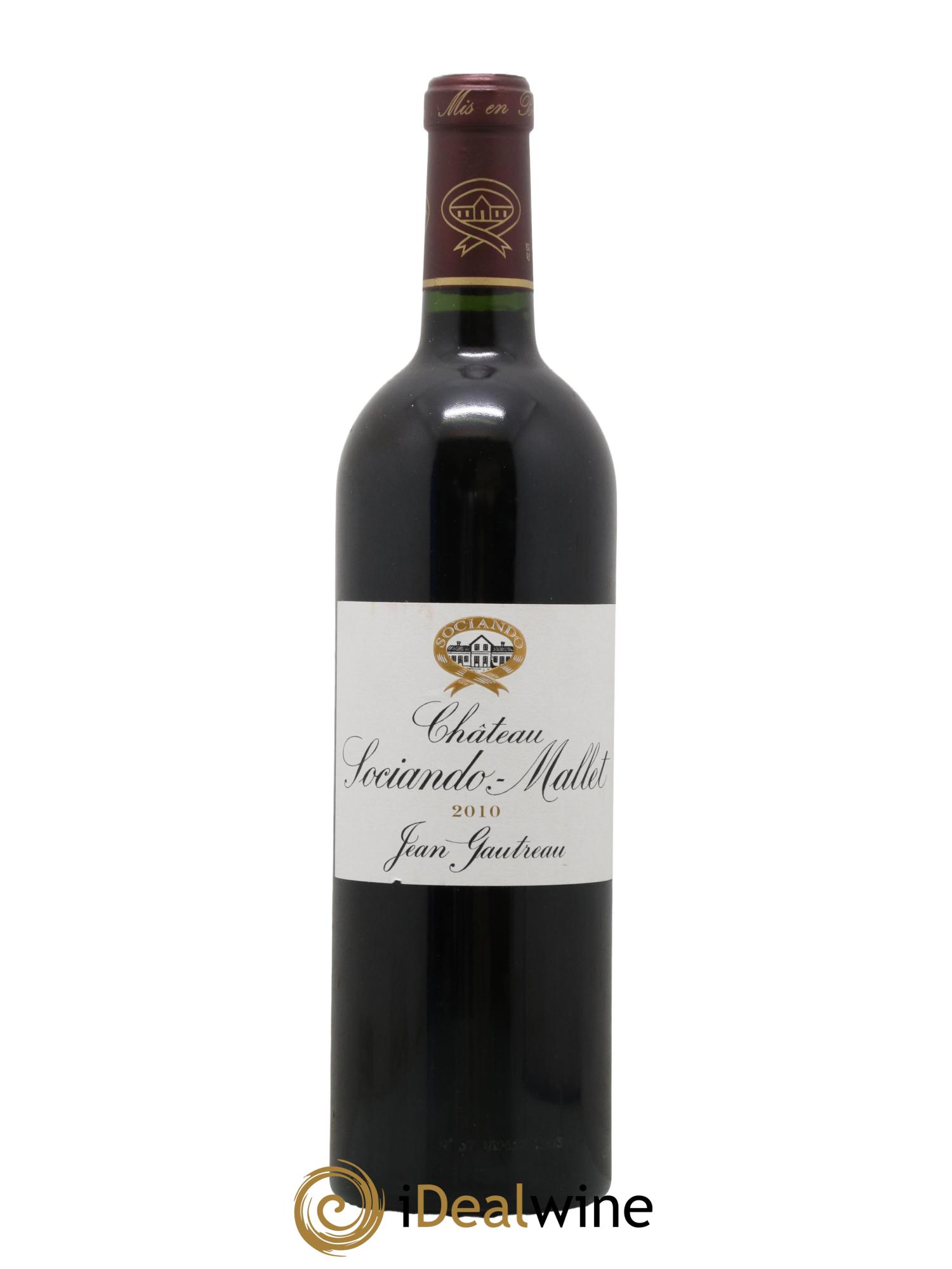 Château Sociando Mallet 2010 - Lot de 1 bouteille - 0