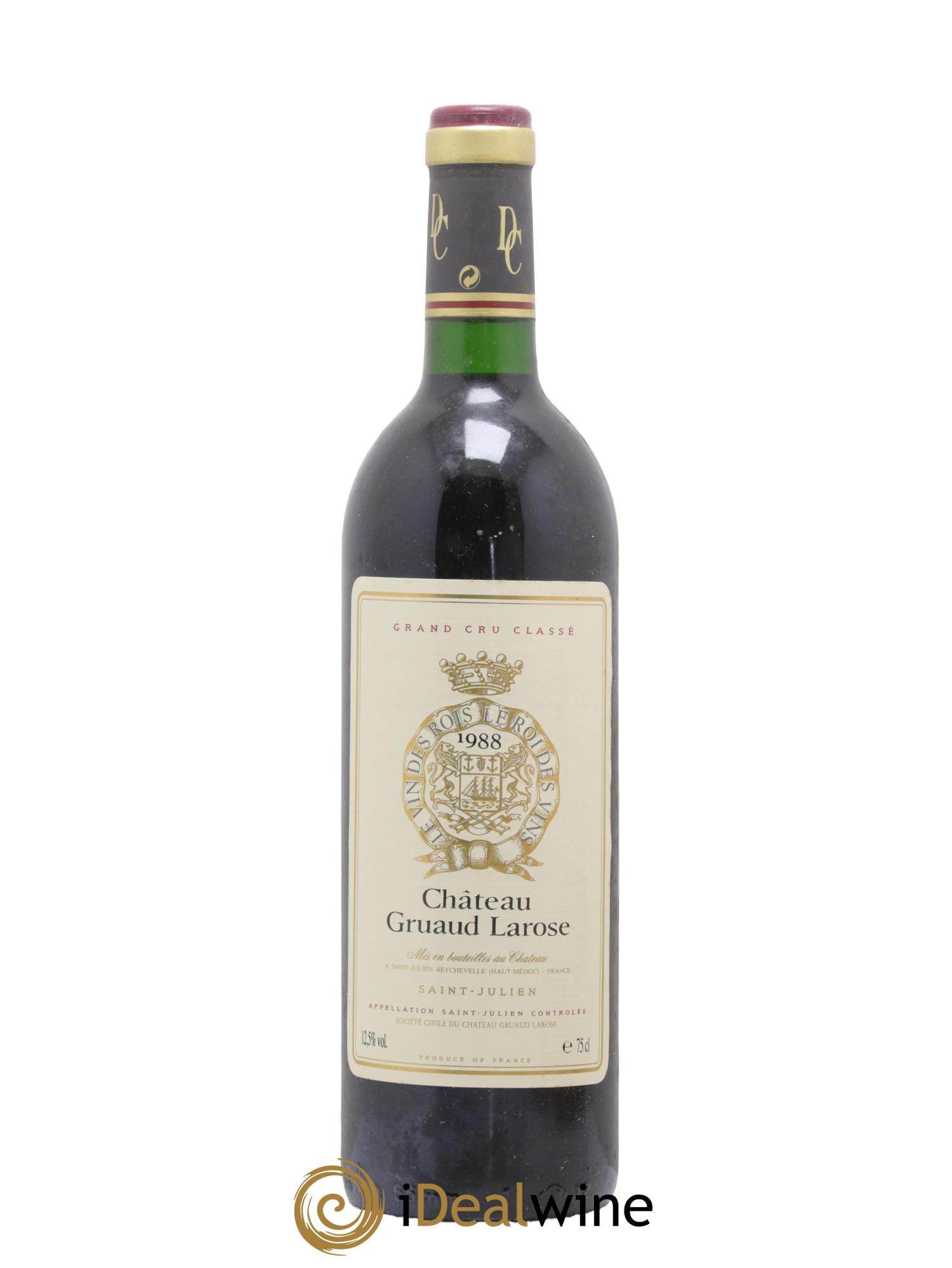 Château Gruaud Larose 2ème Grand Cru Classé 1988 - Lot de 1 bouteille - 0