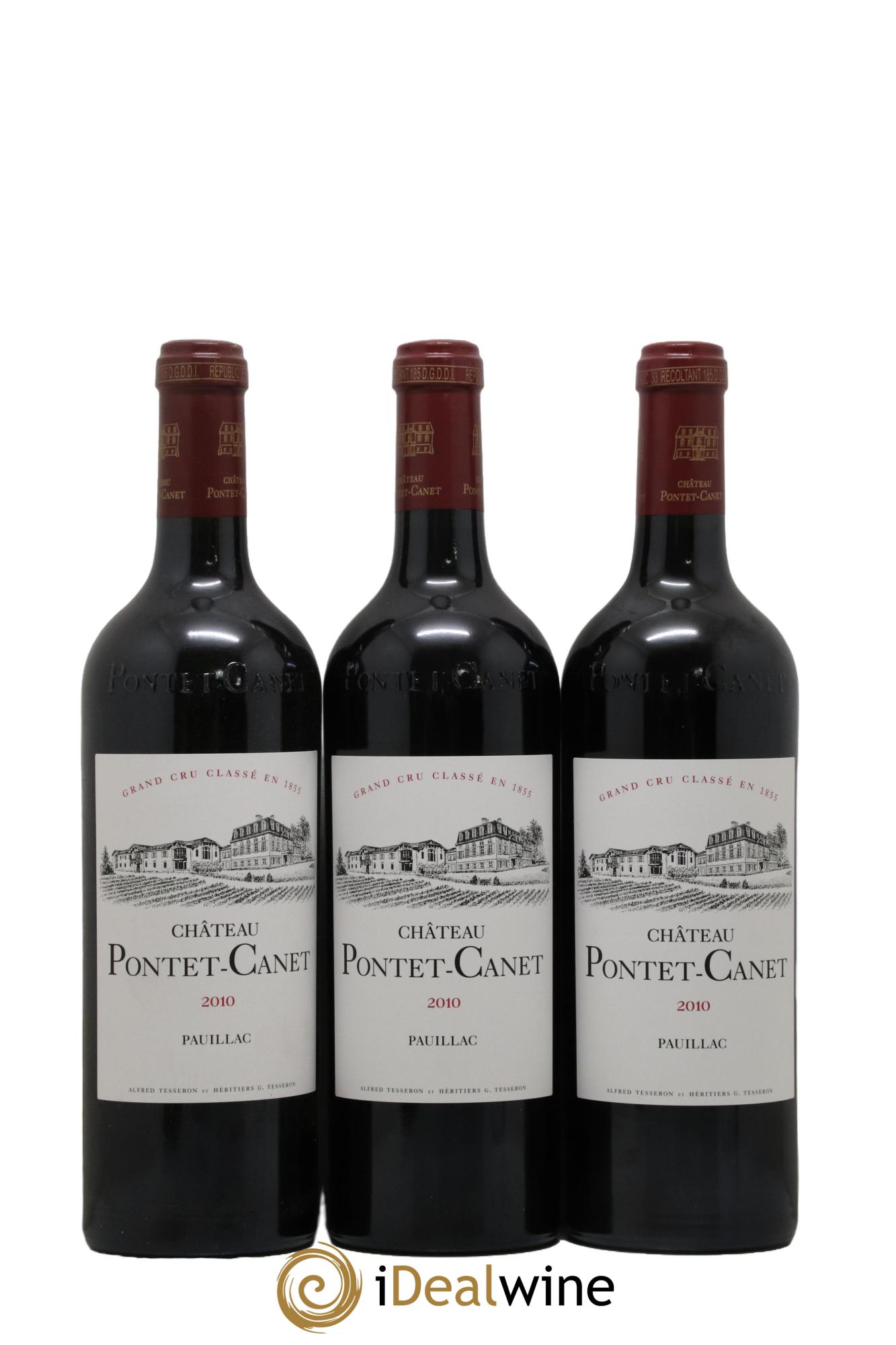 Château Pontet Canet 5ème Grand Cru Classé 2010 - Lot of 6 bottles - 3