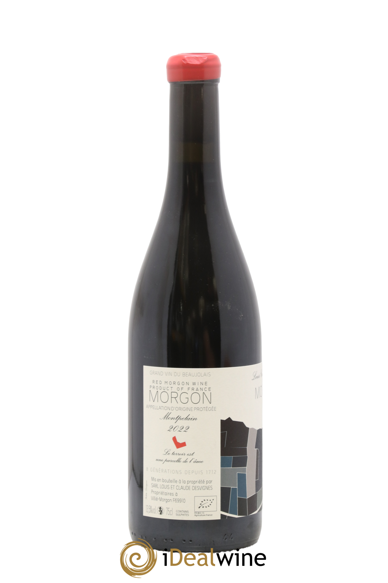 Morgon Montpelain Louis-Claude Desvignes 2022 - Lot de 1 bouteille - 1
