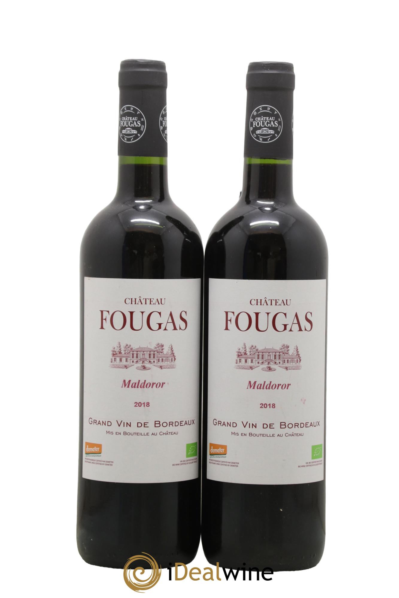 Château Fougas Maldoror 2018 - Lotto di 2 bottiglie - 0
