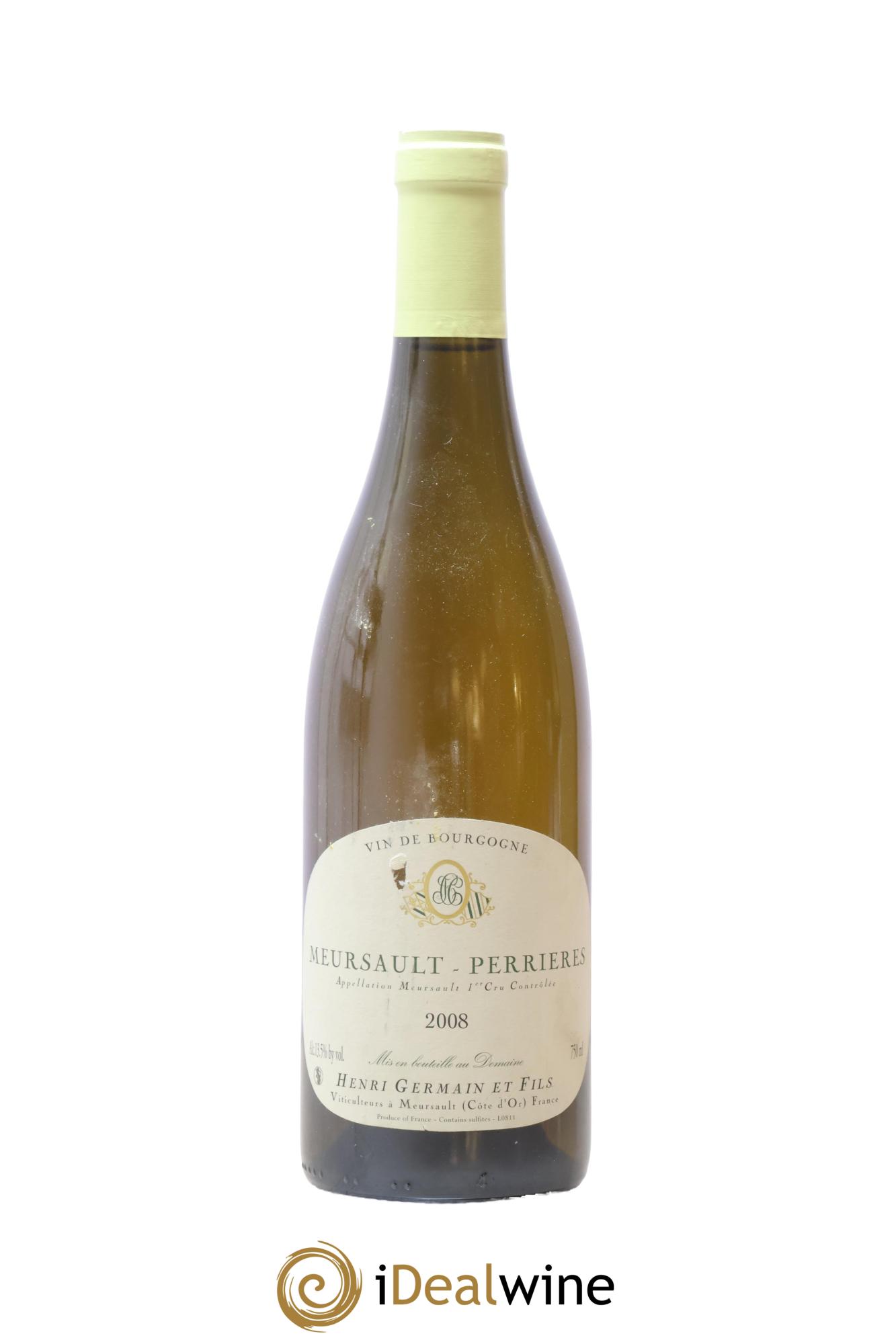 Meursault 1er Cru Perrières Henri Germain 2008 - Lot of 1 bottle - 0