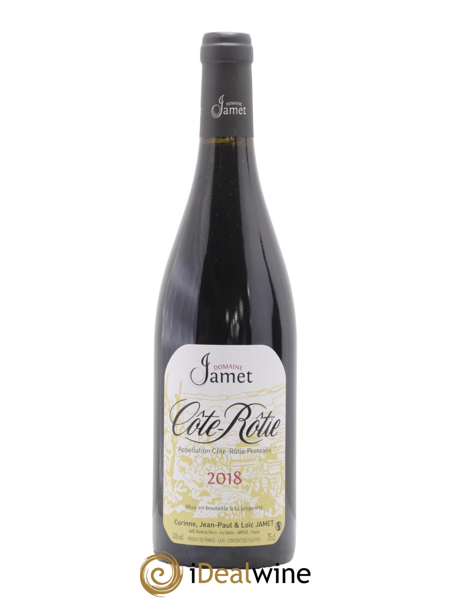 Côte-Rôtie Jamet (Domaine) 2018 - Lot de 1 bouteille - 0