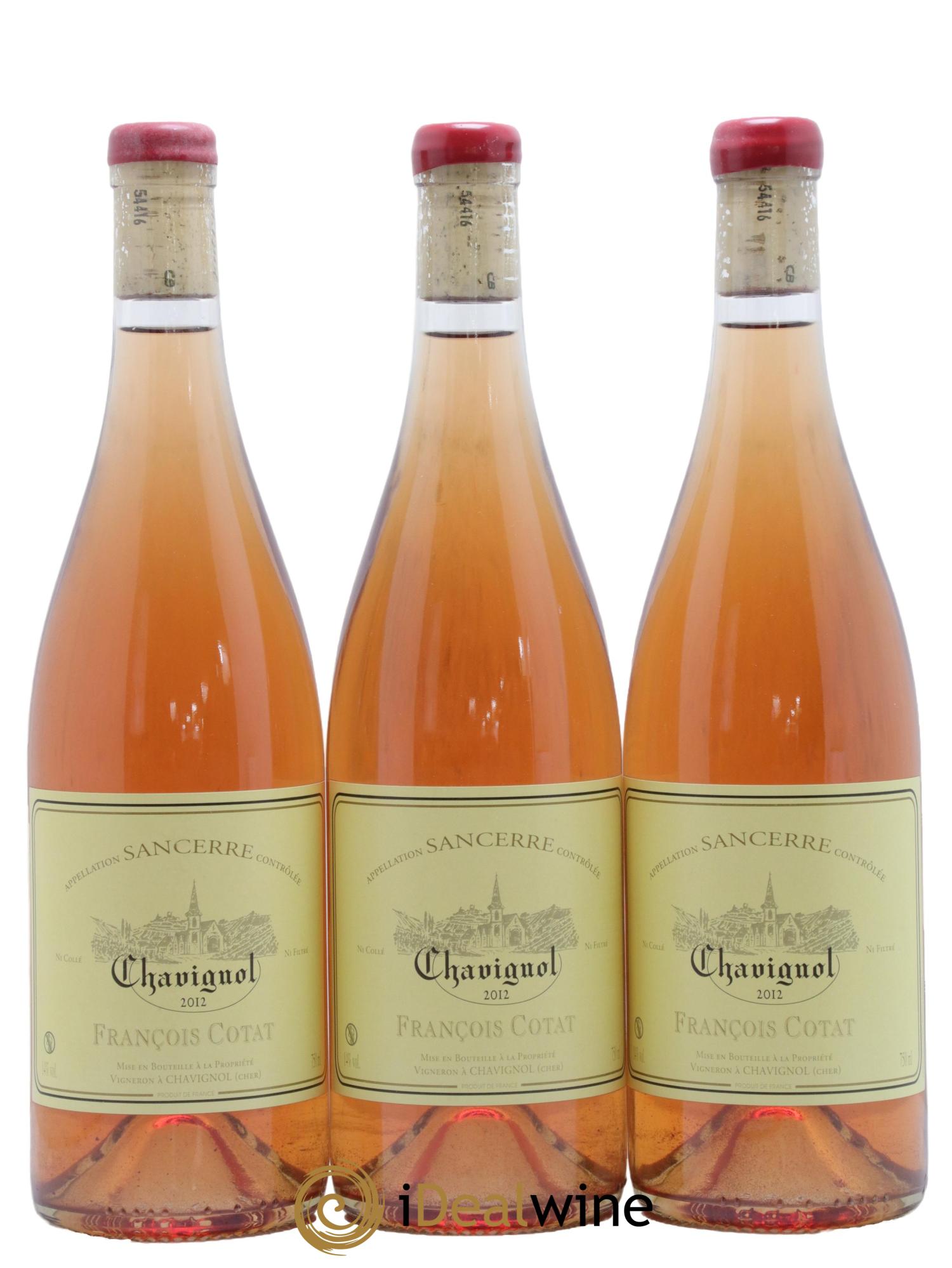 Sancerre François Cotat 2012 - Posten von 3 Flaschen - 0