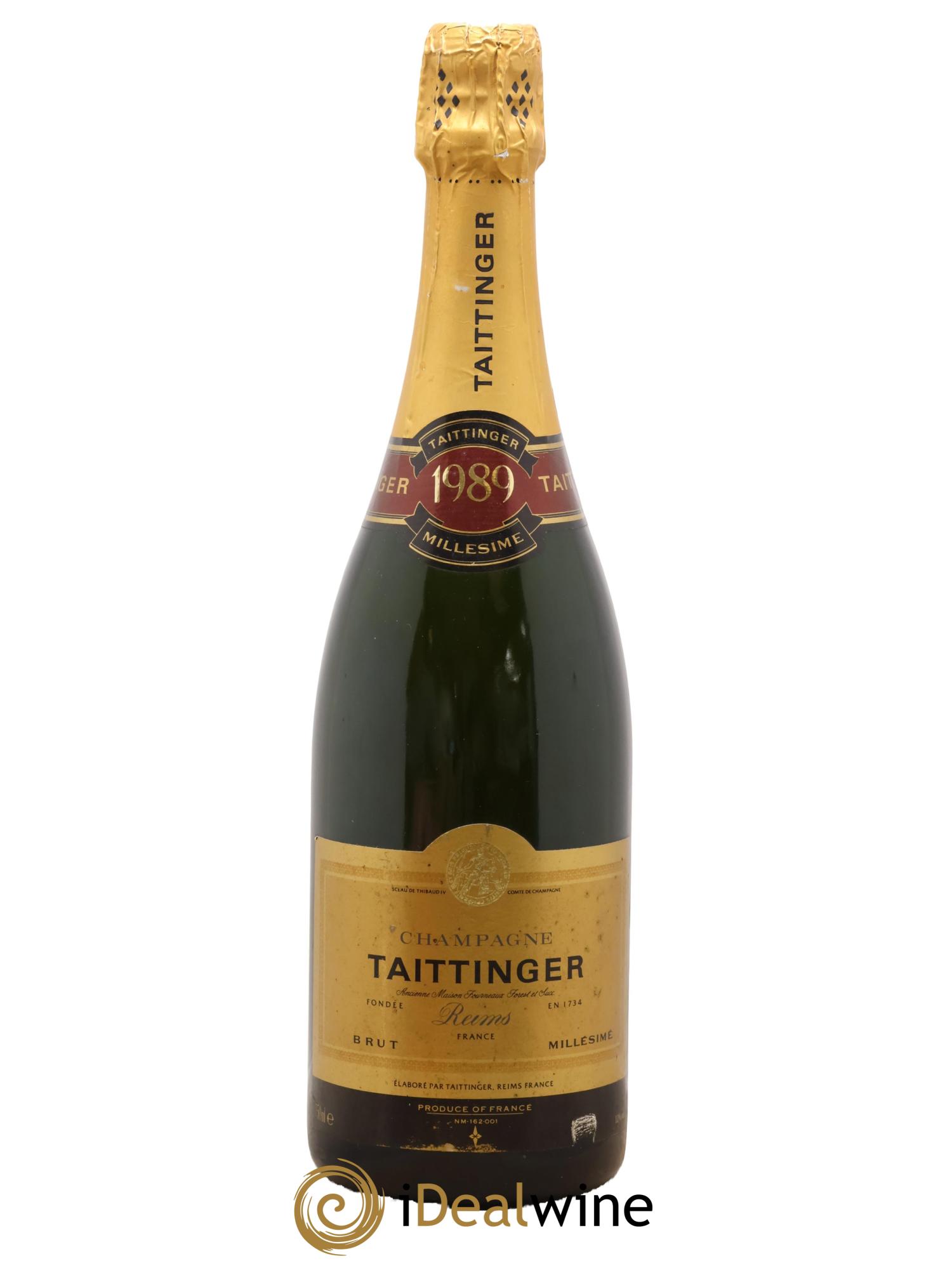 Brut Millésimé Taittinger 1989 - Lot of 1 bottle - 0