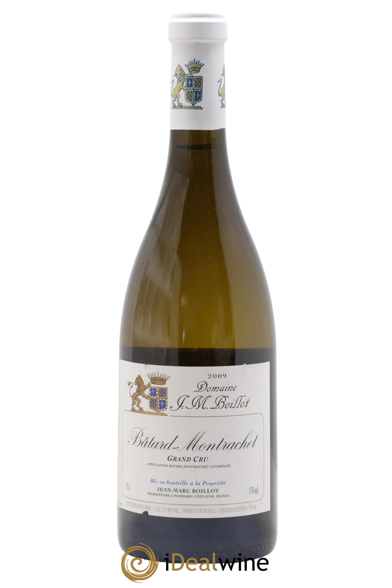 Bâtard-Montrachet Grand Cru Jean-Marc Boillot 2009 - Lot de 1 bouteille - 0
