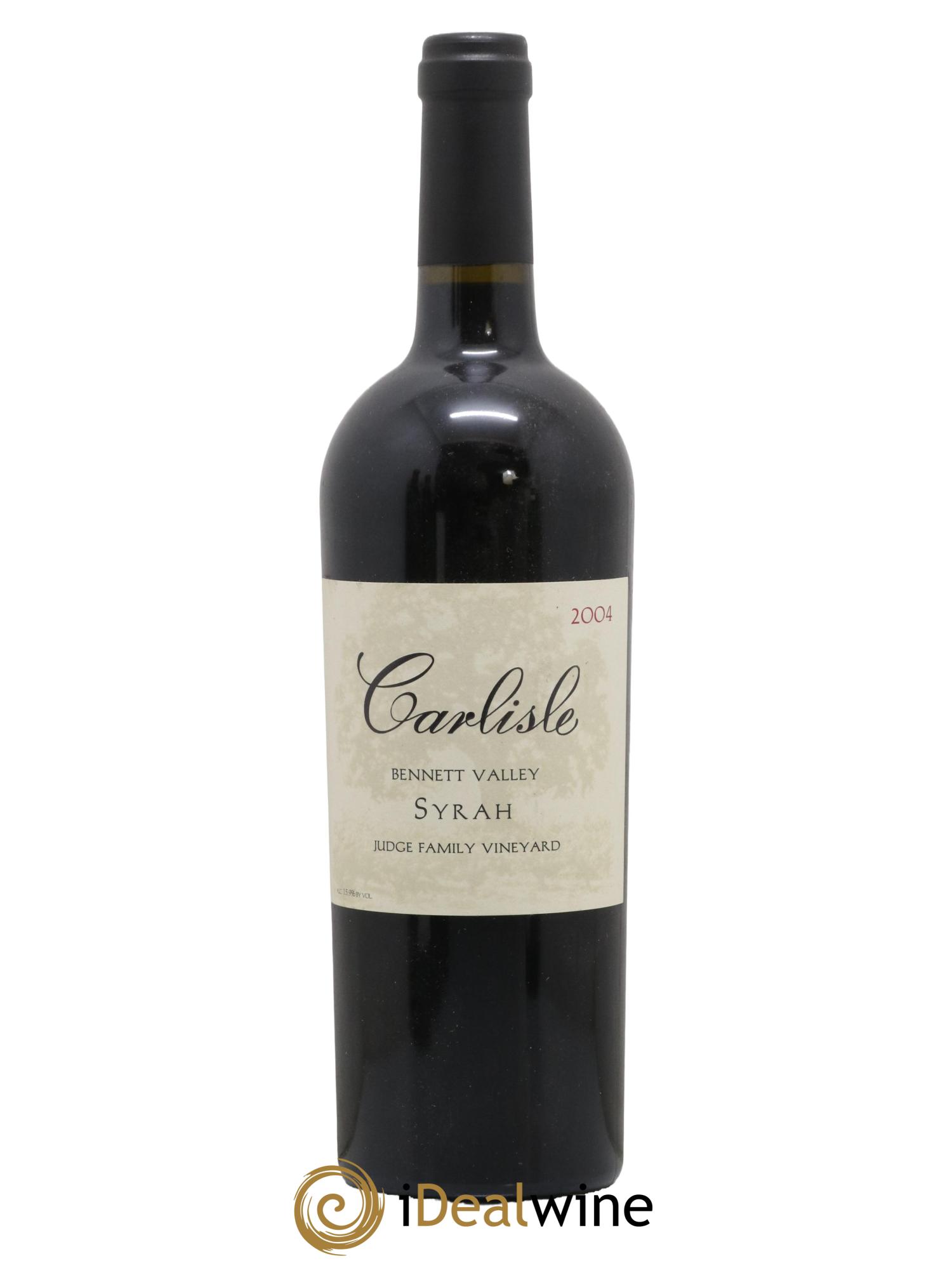 USA Bennet Valley Syrah Judge Familly Carlisle 2004 - Lot de 1 bouteille - 0