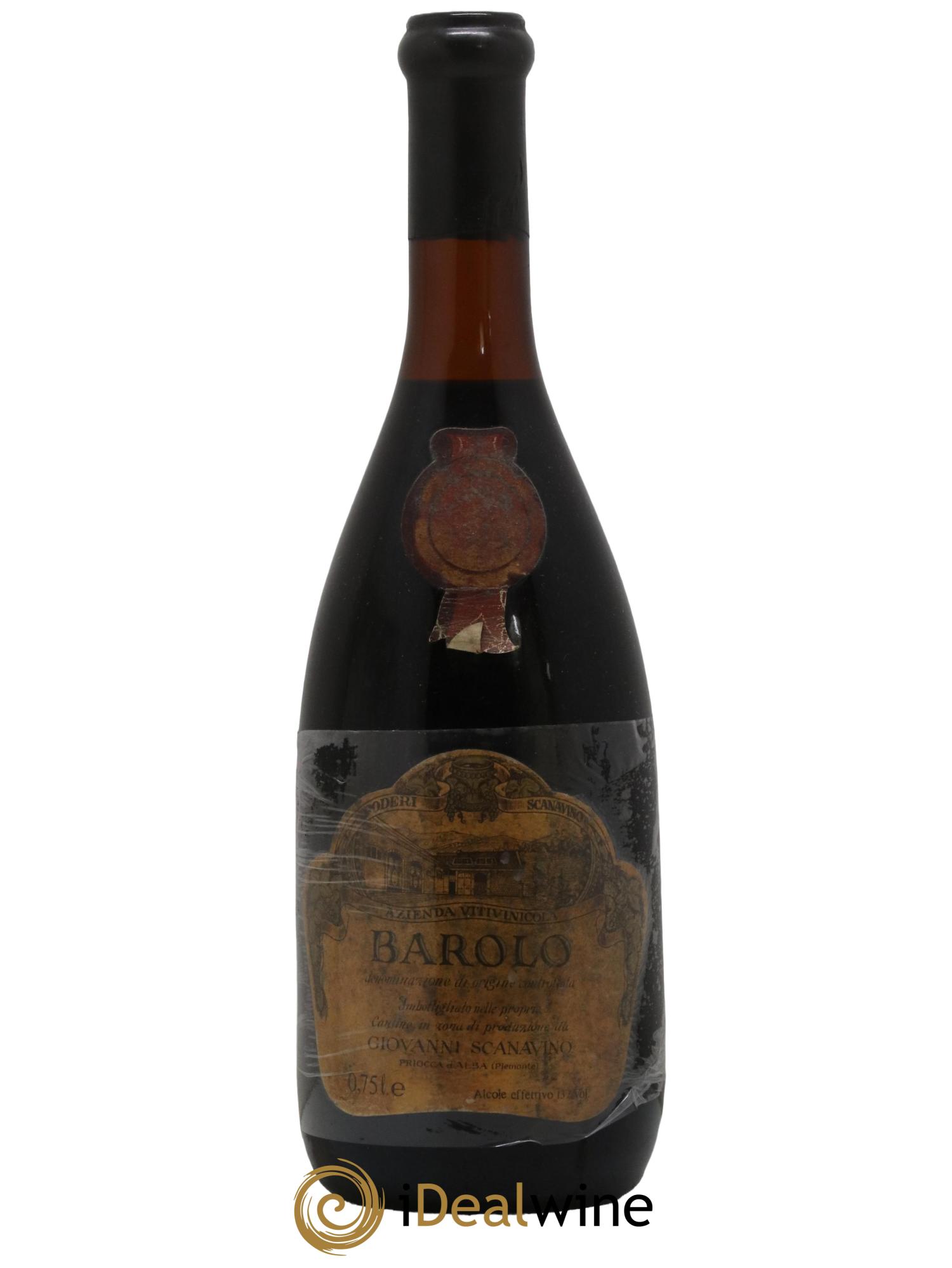 Barolo Giovanni Scanavino 1975 - Lot de 1 bouteille - 0