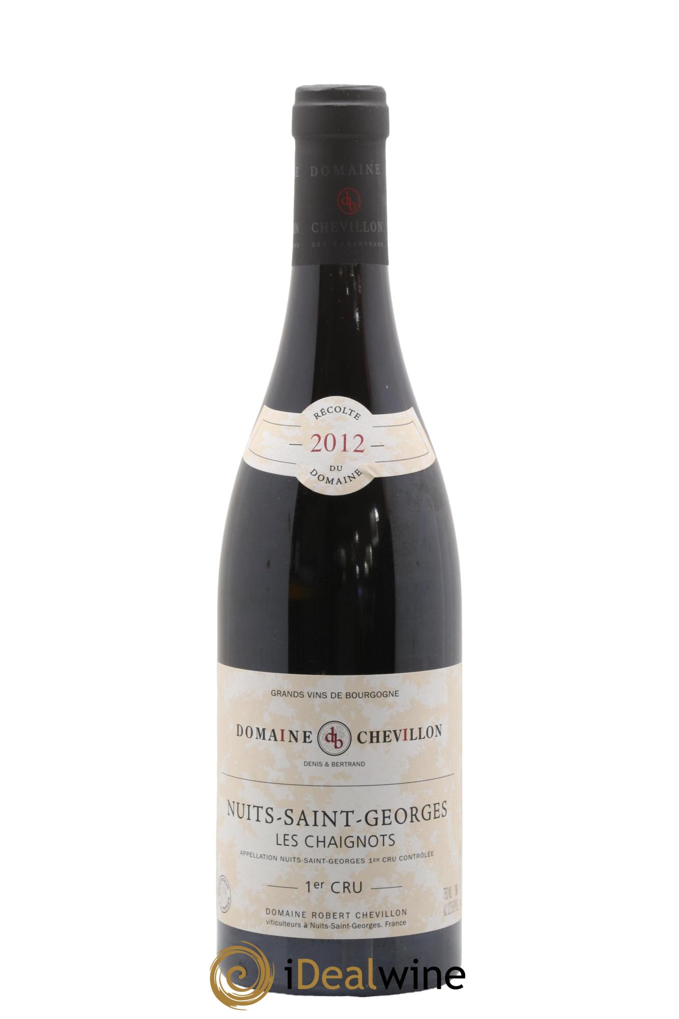 Nuits-Saint-Georges 1er Cru Les Chaignots Robert Chevillon 2012 - Lot de 1 bouteille - 0