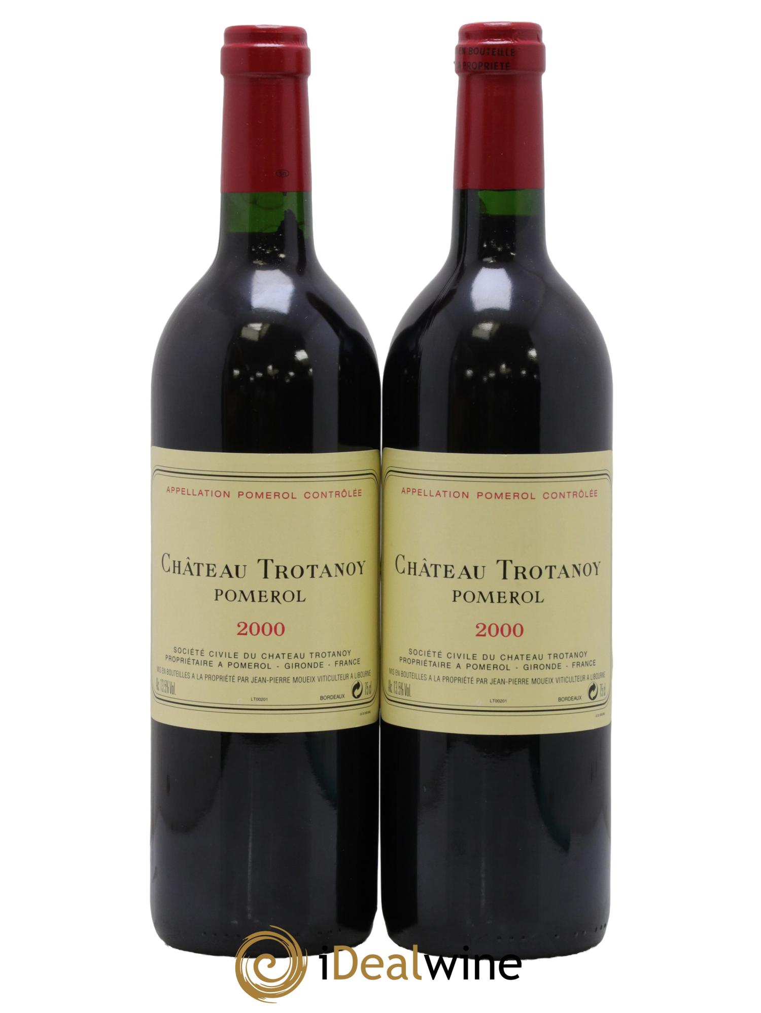 Château Trotanoy 2000 - Posten von 2 Flaschen - 0