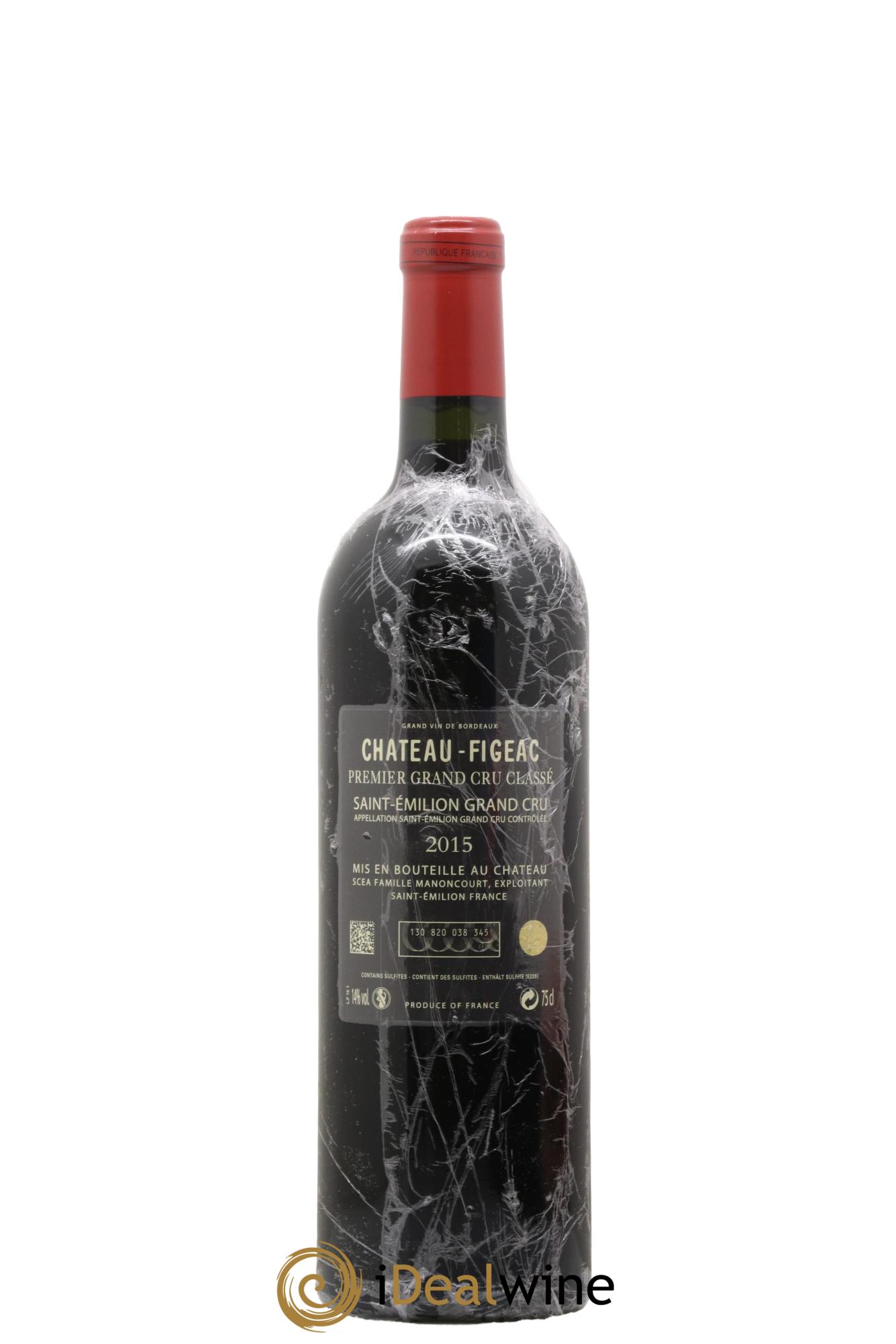 Château Figeac 1er Grand Cru Classé A 2015 - Lotto di 1 bottiglia - 1