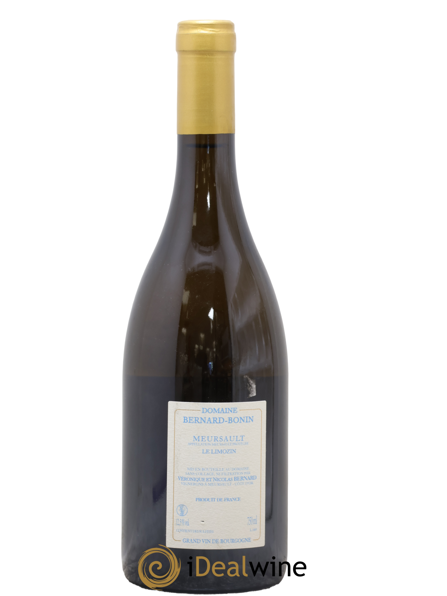 Meursault Le Limozin Bernard Bonin 2016 - Lot de 1 bouteille - 1
