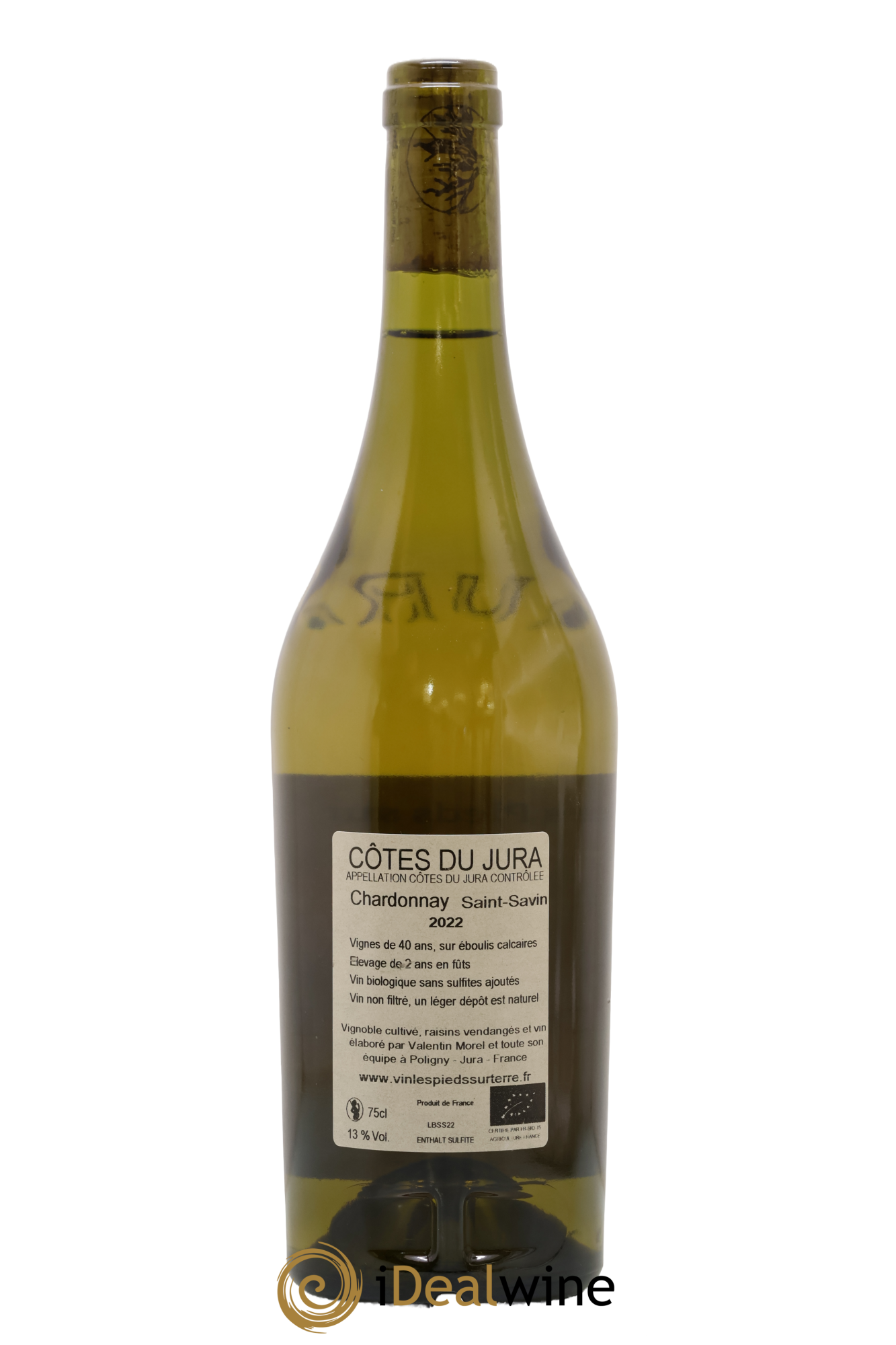 Côtes du Jura Chardonnay Saint-Savin Valentin Morel 2022 - Posten von 1 Flasche - 1