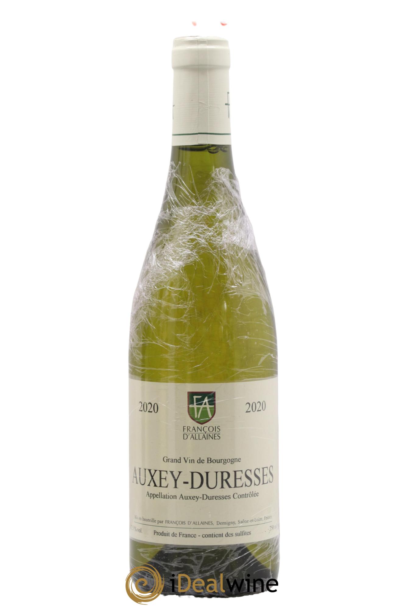Auxey-Duresses François d'Allaines 2020 - Lot of 1 bottle - 0