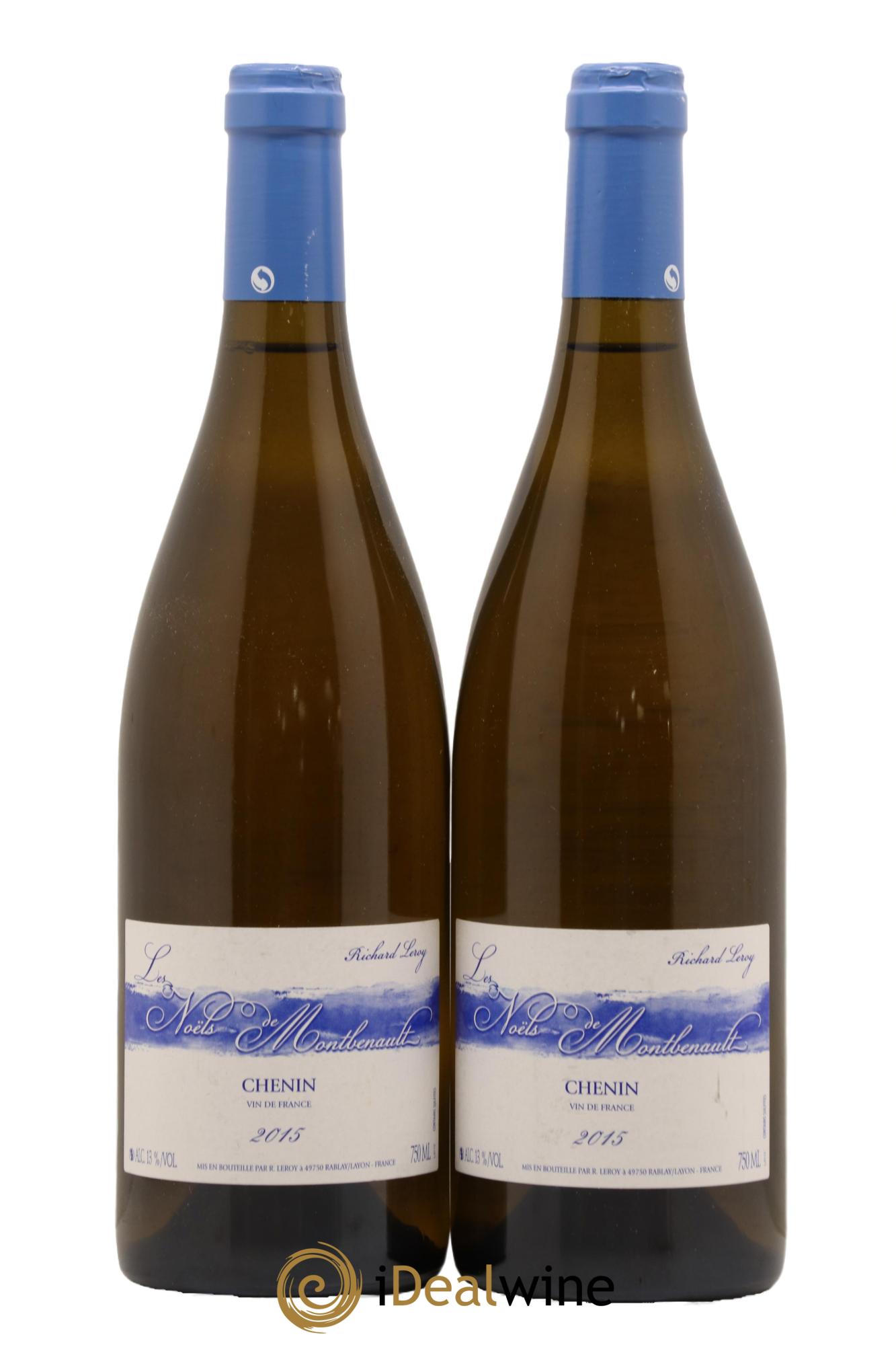Vin de France Les Noëls de Montbenault Richard Leroy 2015 - Lot de 2 bouteilles - 0