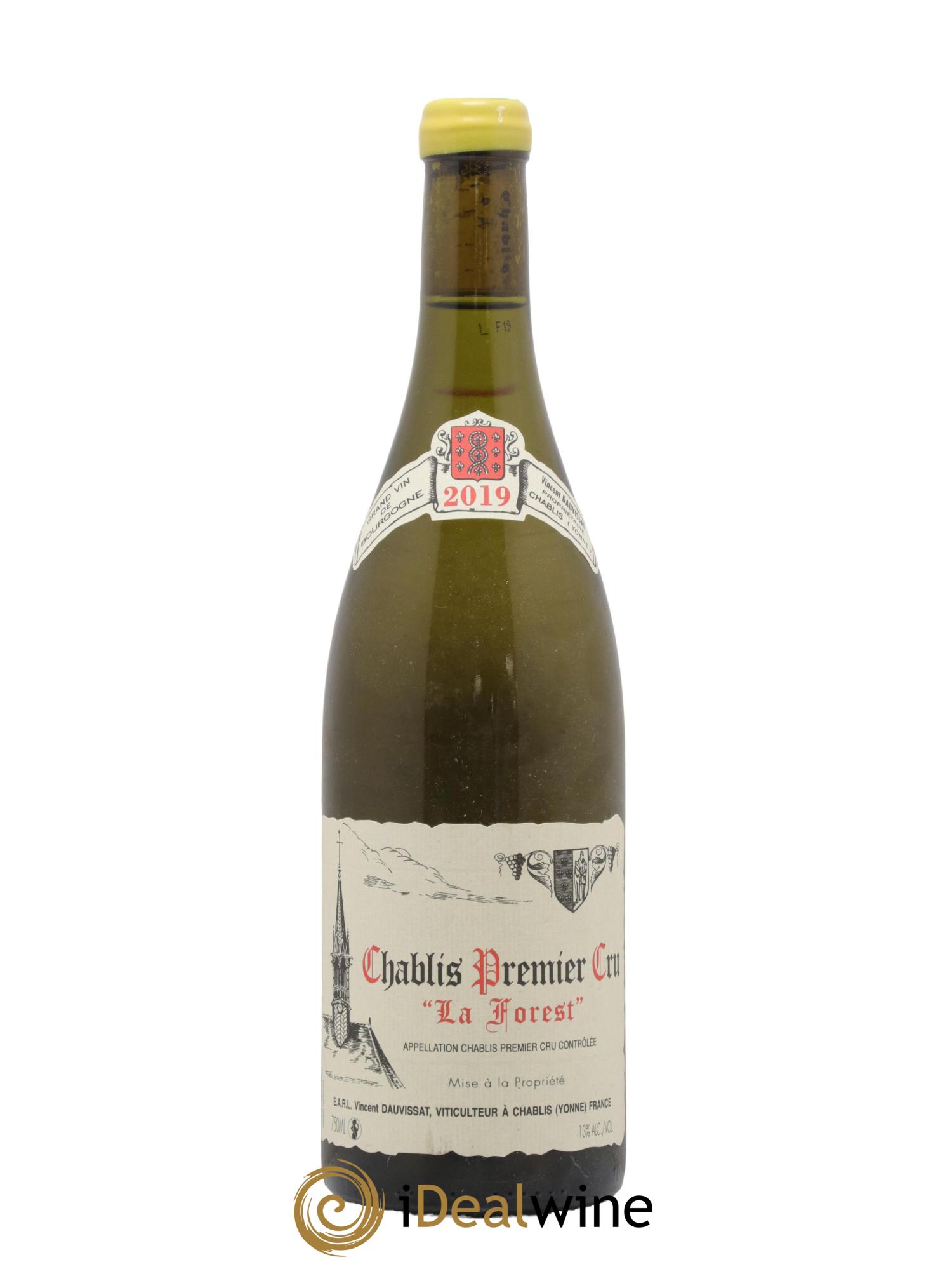 Chablis 1er Cru La Forest Vincent Dauvissat (Domaine) 2019 - Lot de 1 bouteille - 0