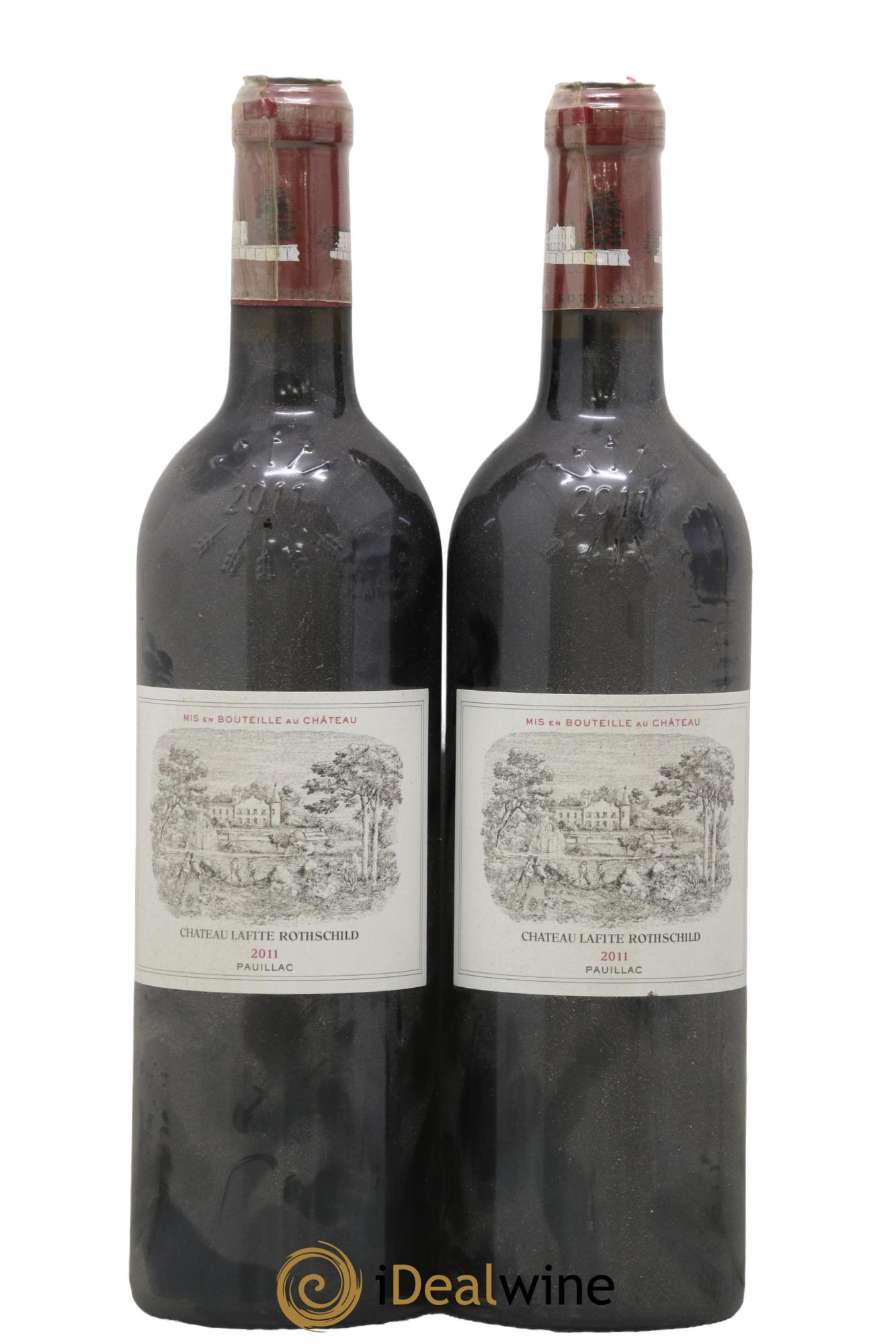 Château Lafite Rothschild 1er Grand Cru Classé 2011 - Lot de 2 bouteilles - 0